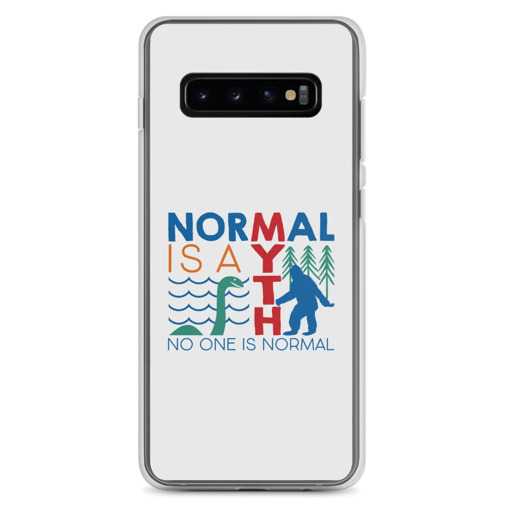 Normal is a Myth (Bigfoot & Loch Ness Monster) Samsung Case