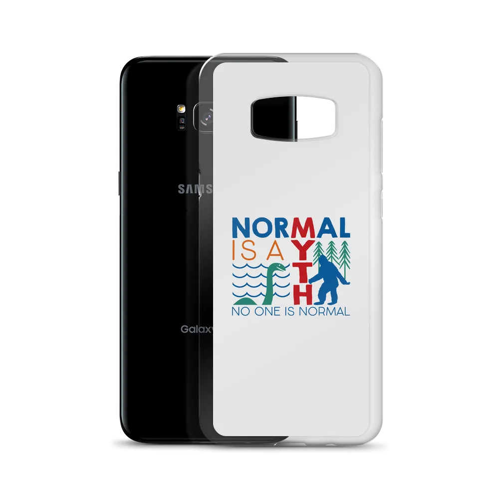Normal is a Myth (Bigfoot & Loch Ness Monster) Samsung Case