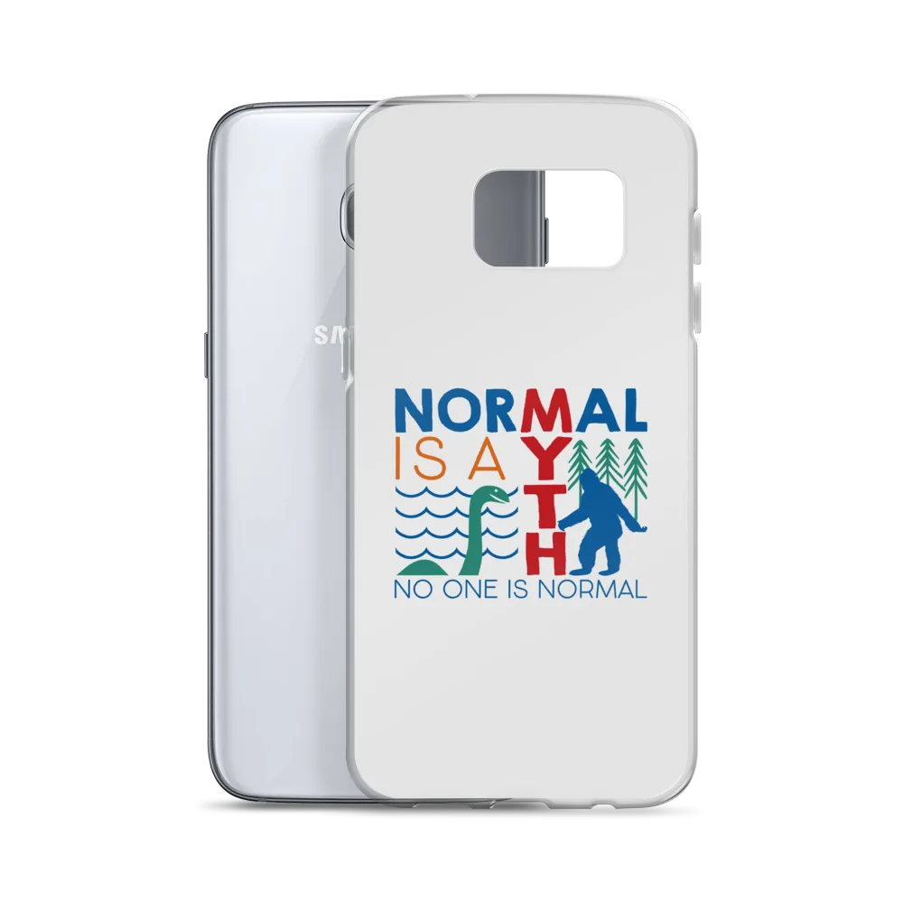 Normal is a Myth (Bigfoot & Loch Ness Monster) Samsung Case