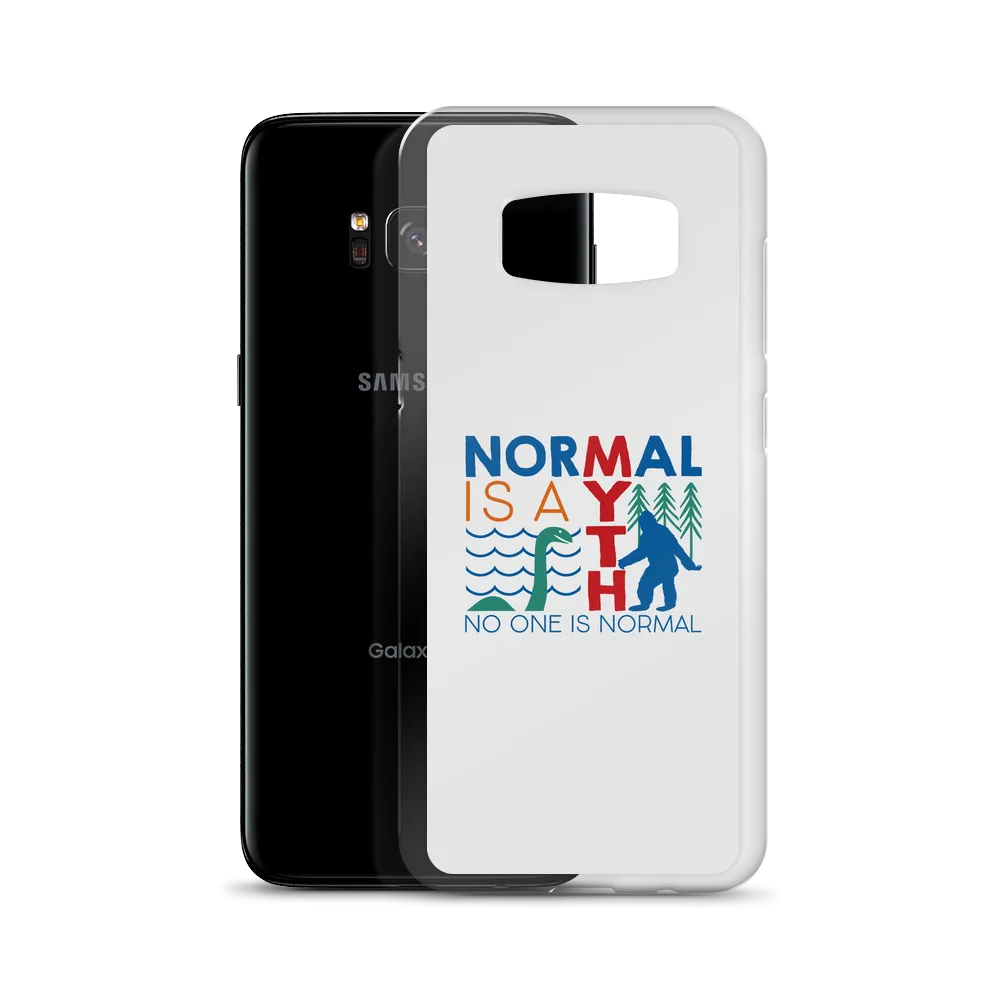 Normal is a Myth (Bigfoot & Loch Ness Monster) Samsung Case