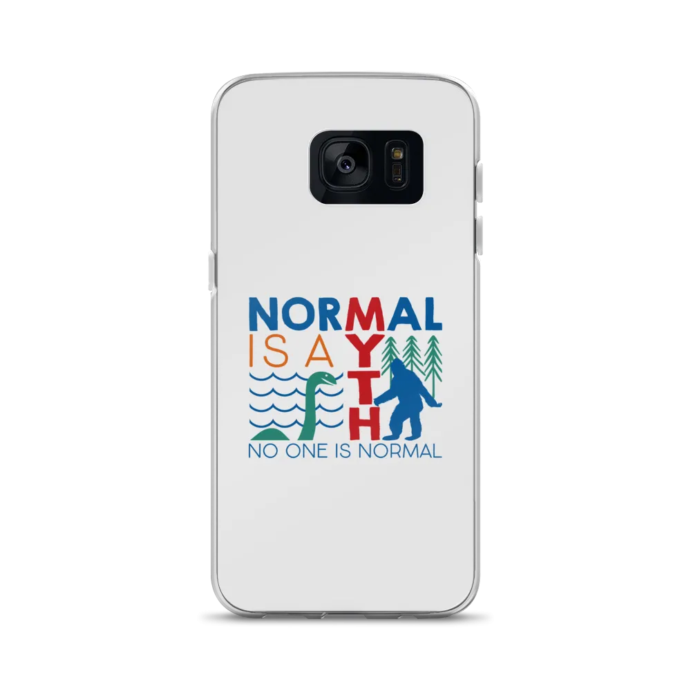 Normal is a Myth (Bigfoot & Loch Ness Monster) Samsung Case
