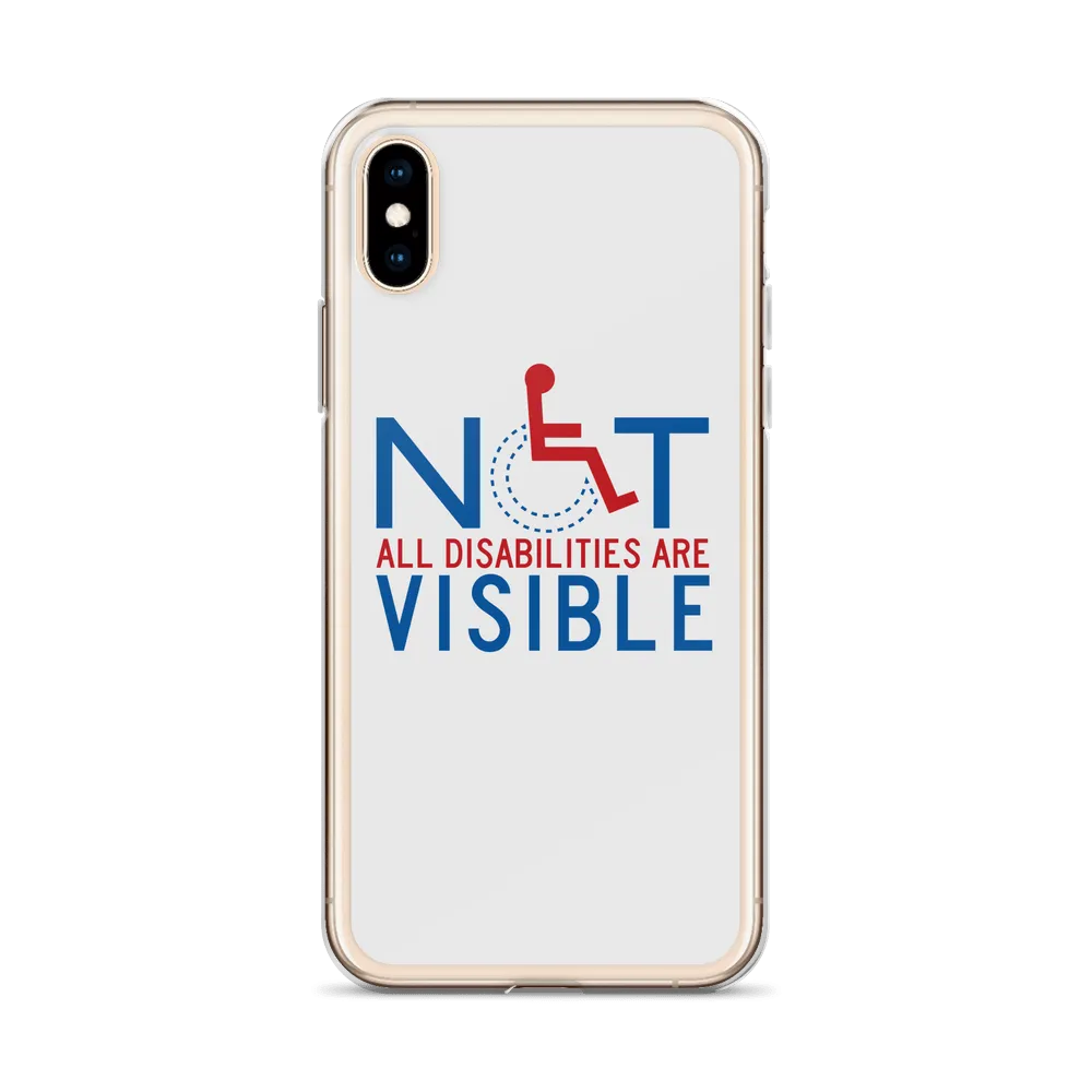 Not All Disabilities are Visible (iPhone Case)