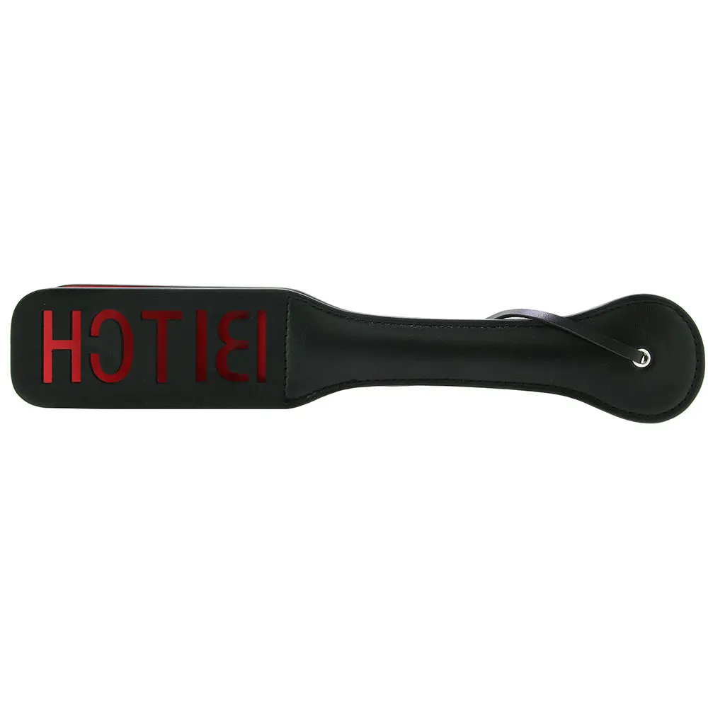 Ouch! 'Bitch' Paddle Black