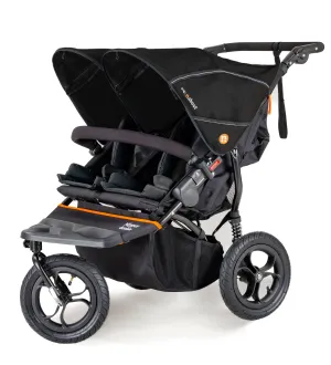 Out n About Nipper V5 Double Pushchair - Summit Black