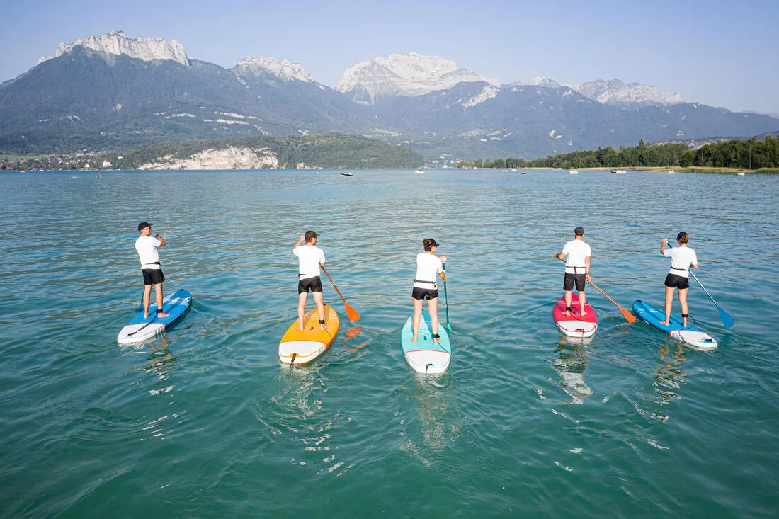 Paddle Collapsible and adjustable 3-part stand-up paddle (170-220 cm blue)