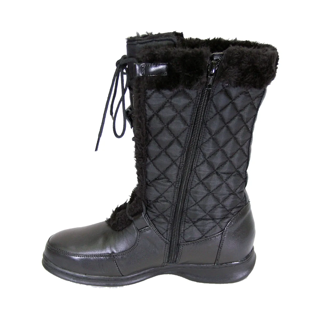 PEERAGE Gabby Women's Wide Width Leather Winter Boots