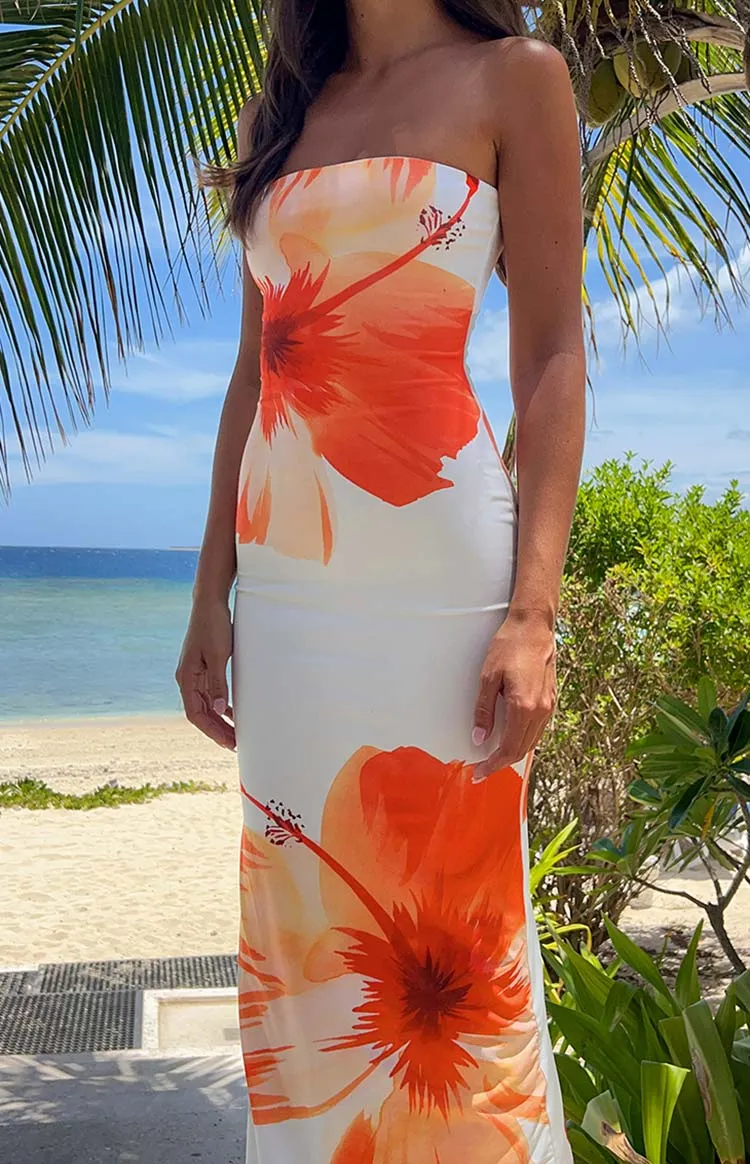 Pippa White Floral Maxi Dress