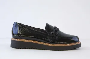 PITILLOS - 10070 SLIP ON FLAT SHOE - BLACK PATENT