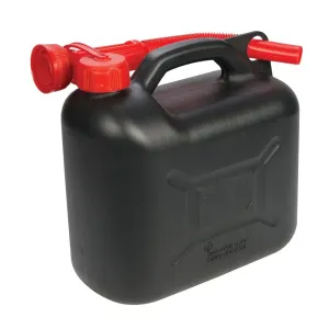 PLASTIC FUEL CAN 5LTR BLACK Silverline 199991