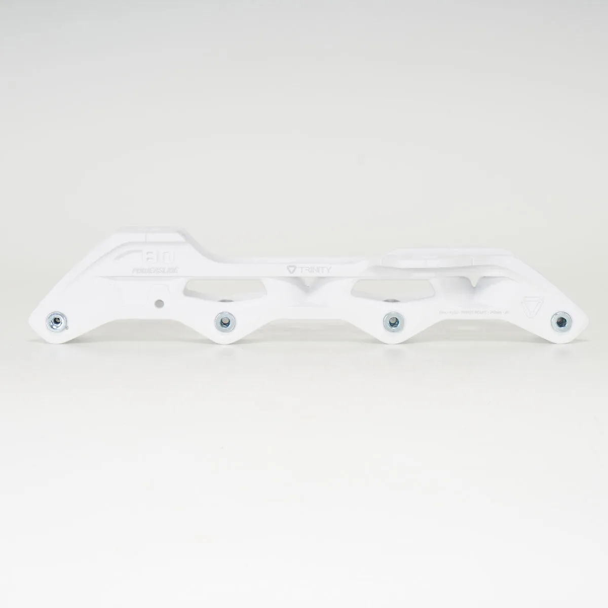 Powerslide Elite Casted Frame, Trinity mount, 4x80, White