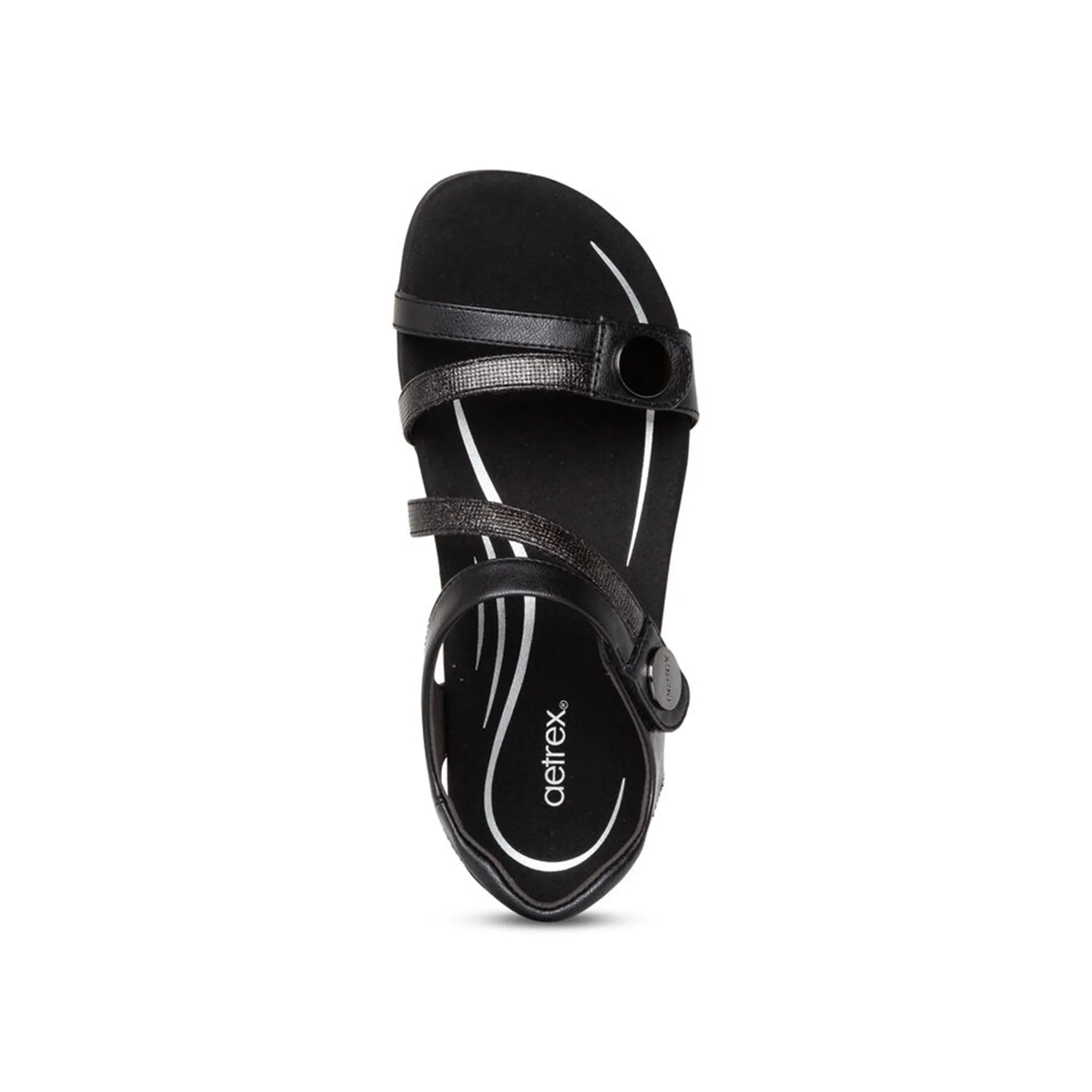 [PRE-ORDER] Aetrex | Jess Quarter Strap Black