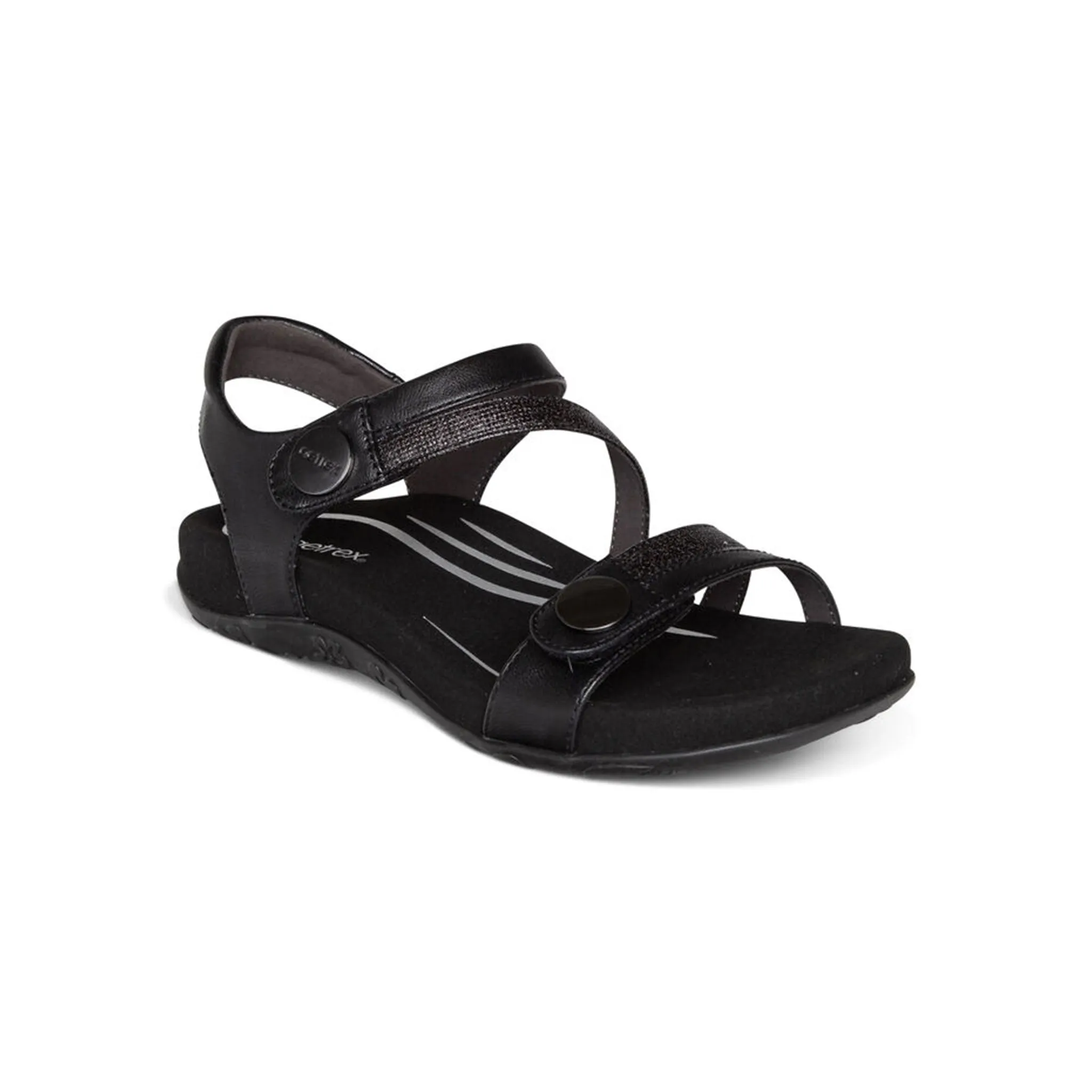 [PRE-ORDER] Aetrex | Jess Quarter Strap Black