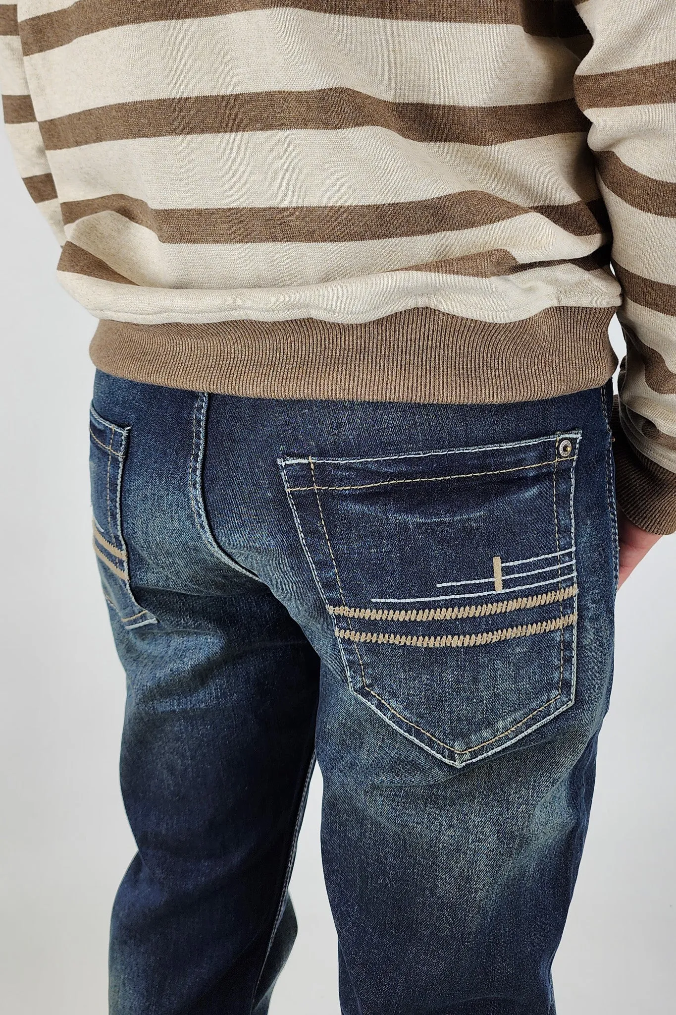Pre Order - Badlands Fit - Stretch Fabric, Slim Fit, Low-Rise, Straight Leg, Boot Cut (Dark Wash & Faded) (Restock)