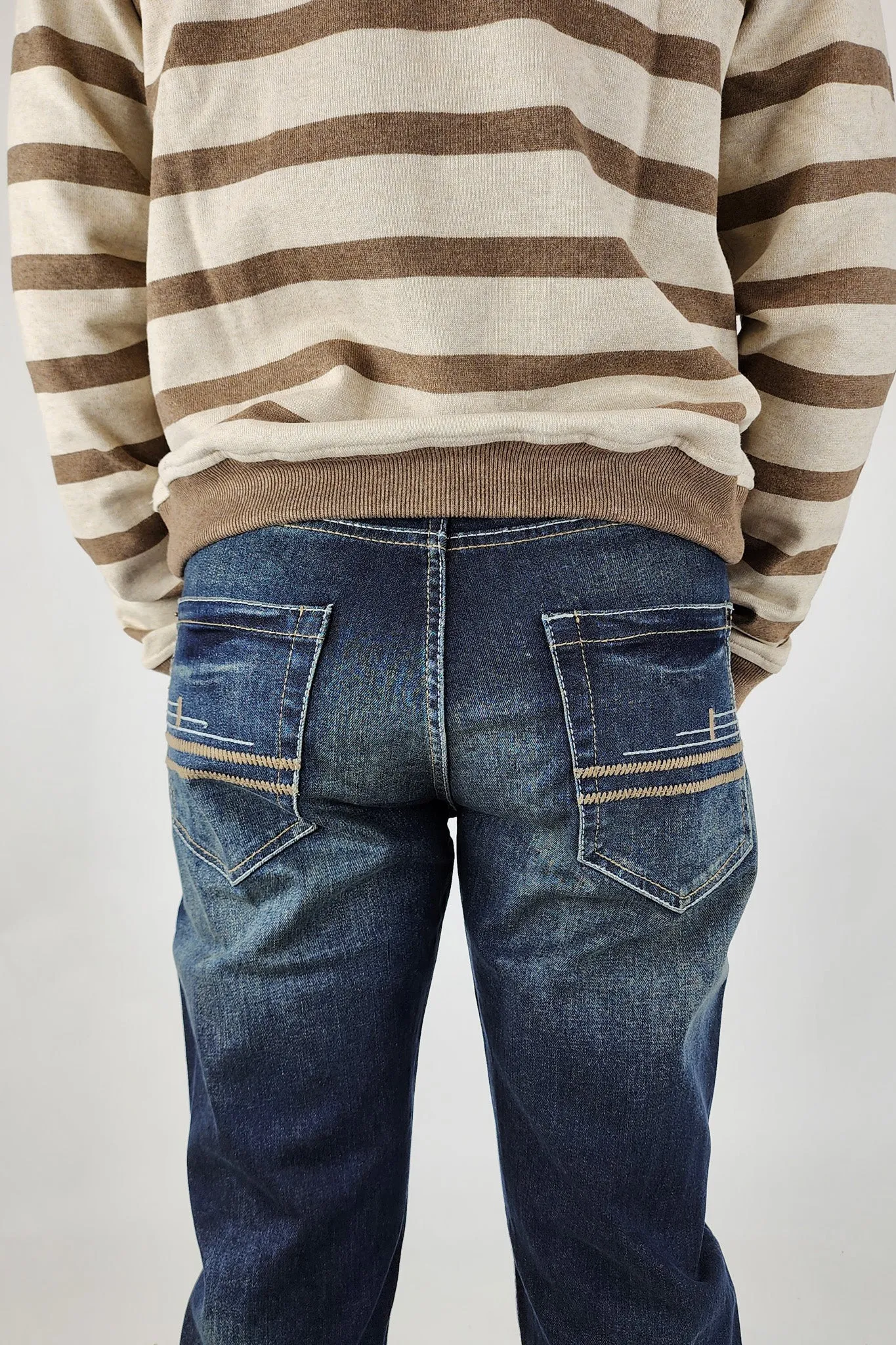 Pre Order - Badlands Fit - Stretch Fabric, Slim Fit, Low-Rise, Straight Leg, Boot Cut (Dark Wash & Faded) (Restock)
