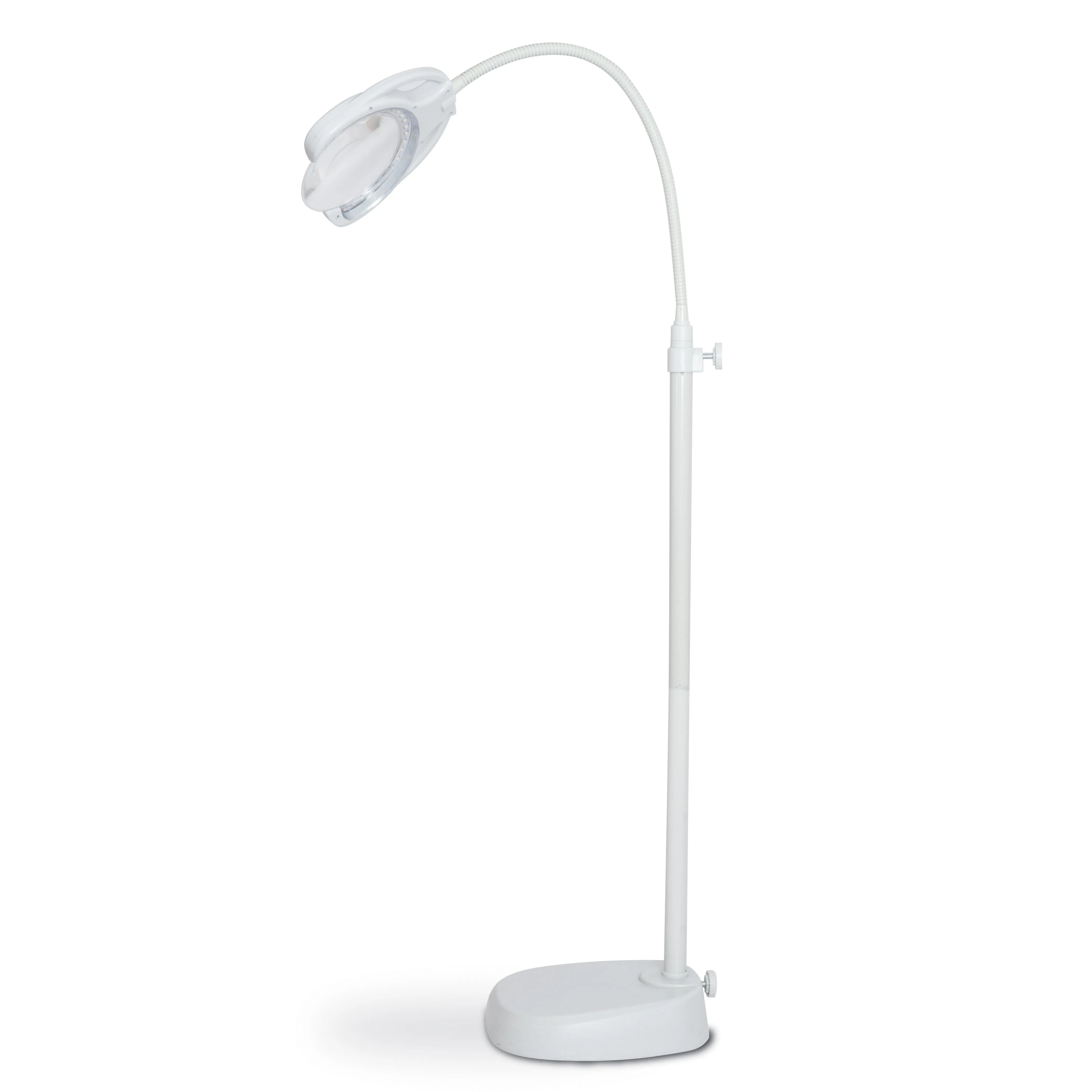 PURElite Tri-Spectrum Touch-Sensitive Rechargeable Magnifying Desk Lamp Table Flexible Arm