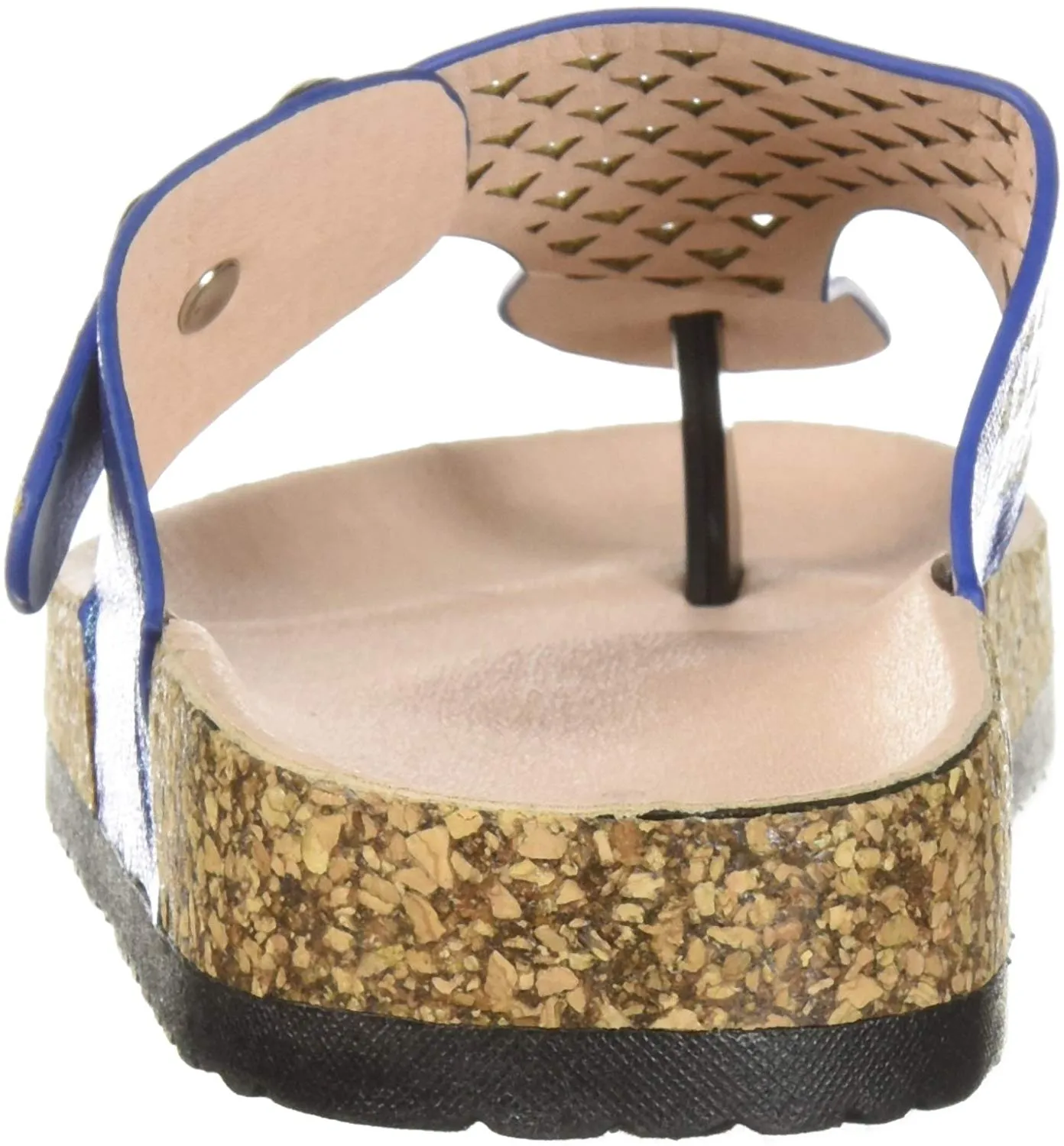 Qupid DELTA-14 Perforated Thong Sandal
