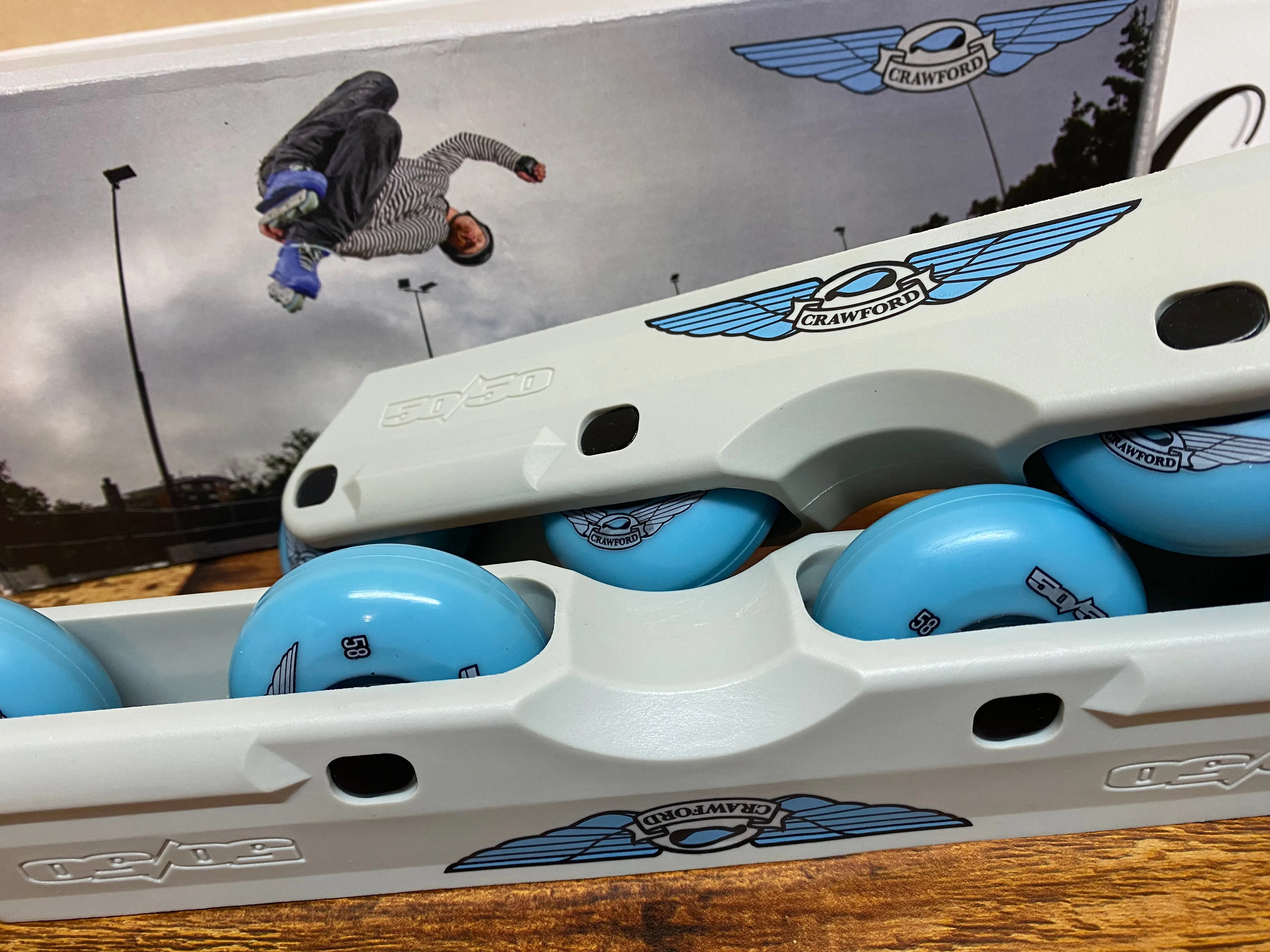 Ready to Roll - 50/50 Frames - Balance 2 - Scott Crawford Frame and Wheel Bundle