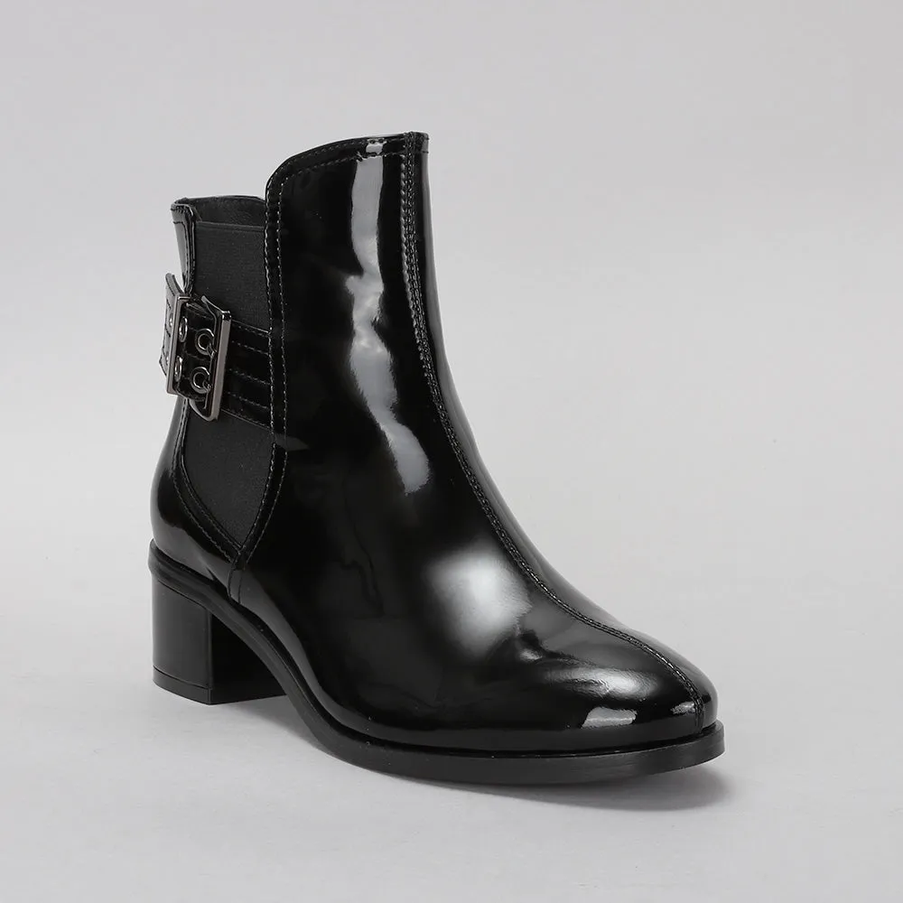 Romy - Black Patent