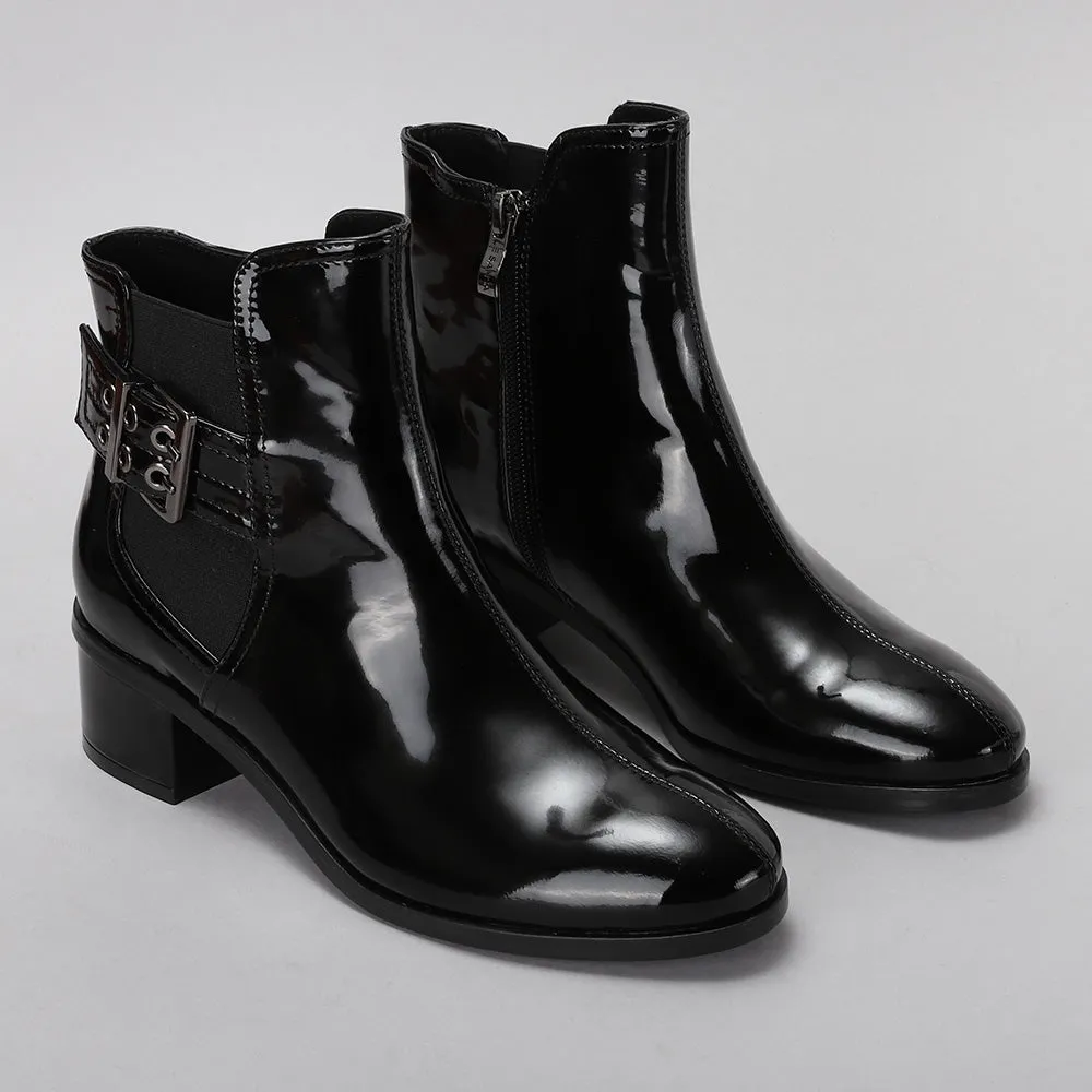 Romy - Black Patent