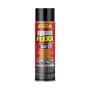Rubber Flexx Leak Repair & Sealant Spray 18 Oz 100 % Flexible Seal Waterproof
