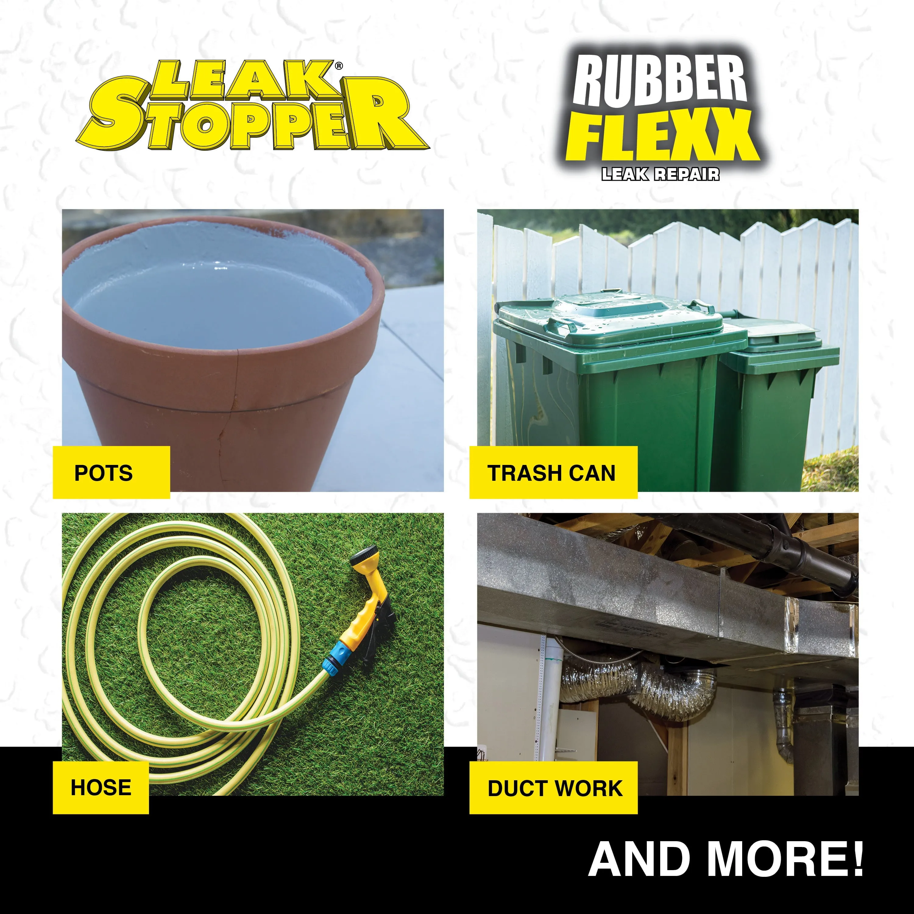 Rubber Flexx Leak Repair & Sealant Spray 18 Oz 100 % Flexible Seal Waterproof