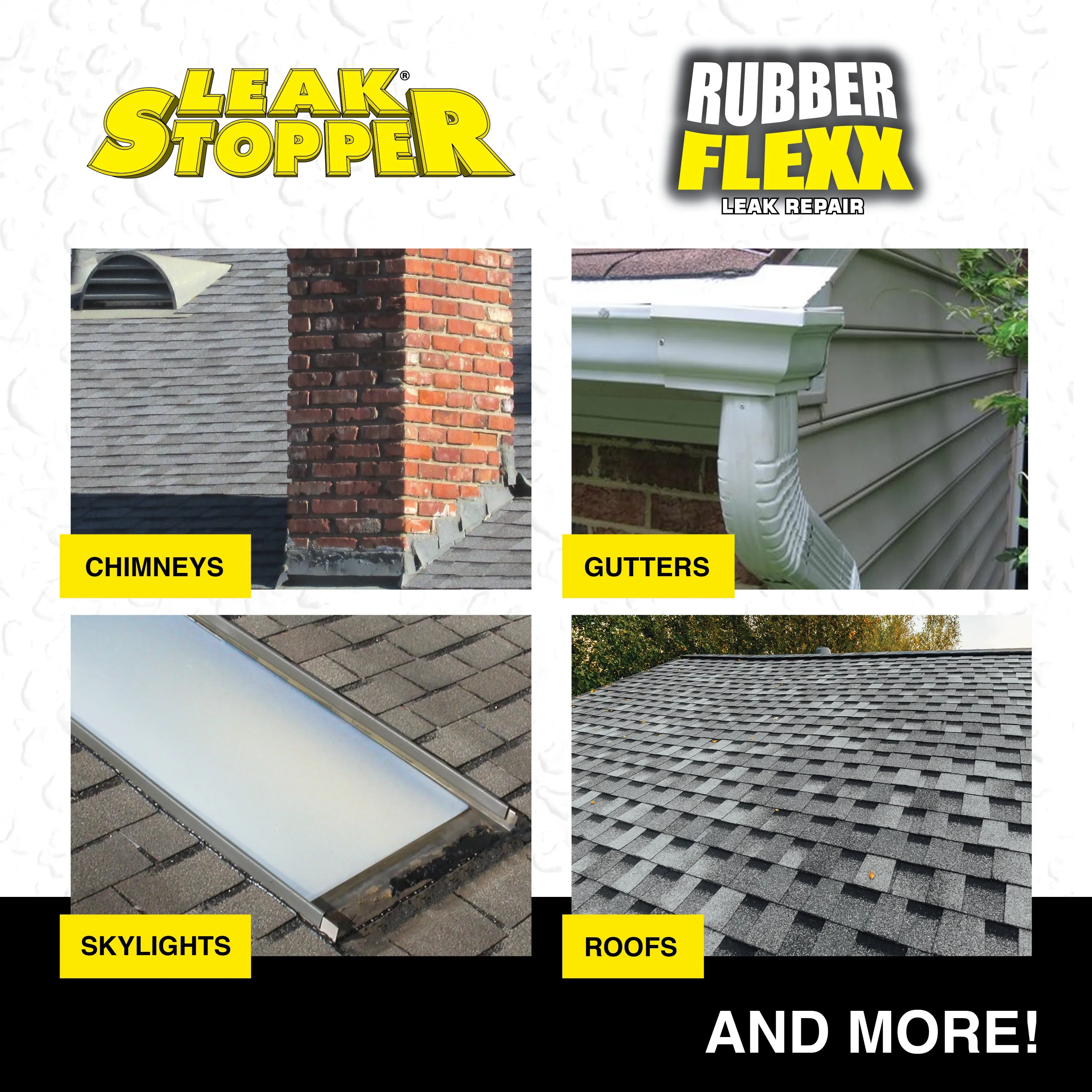 Rubber Flexx Leak Repair & Sealant Spray 18 Oz 100 % Flexible Seal Waterproof