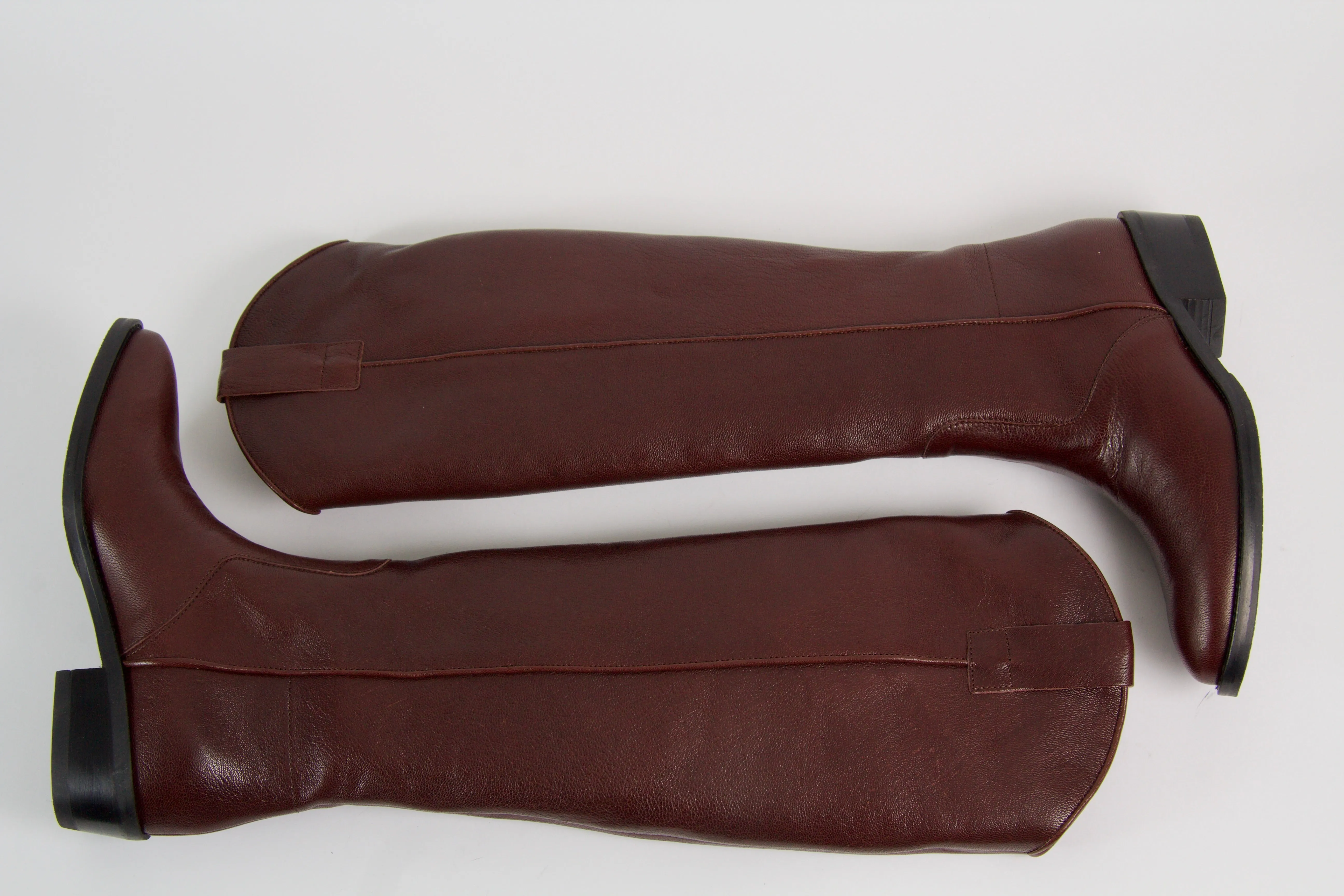 Salome Tall Mahogany Brown Western Boots