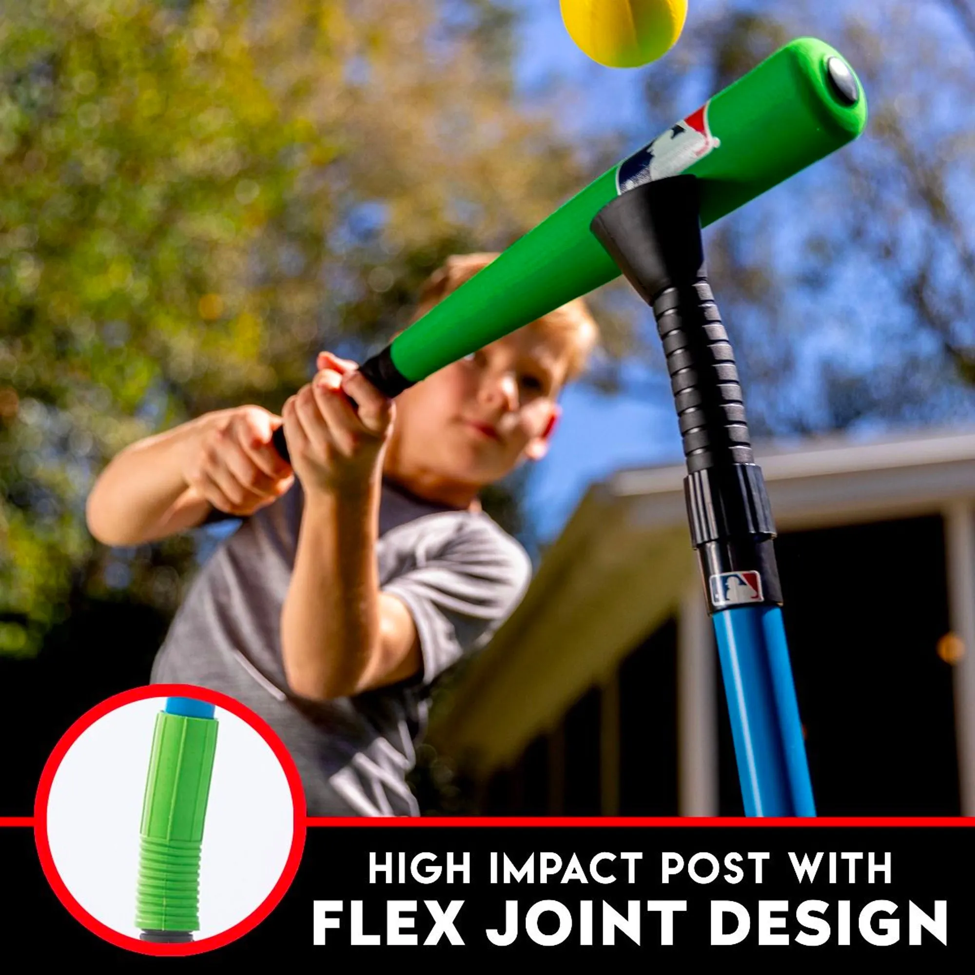 Set Tee de Bateo y Bat Recreativo Beisbol Softbol XT Franklin 58- 83 Cm