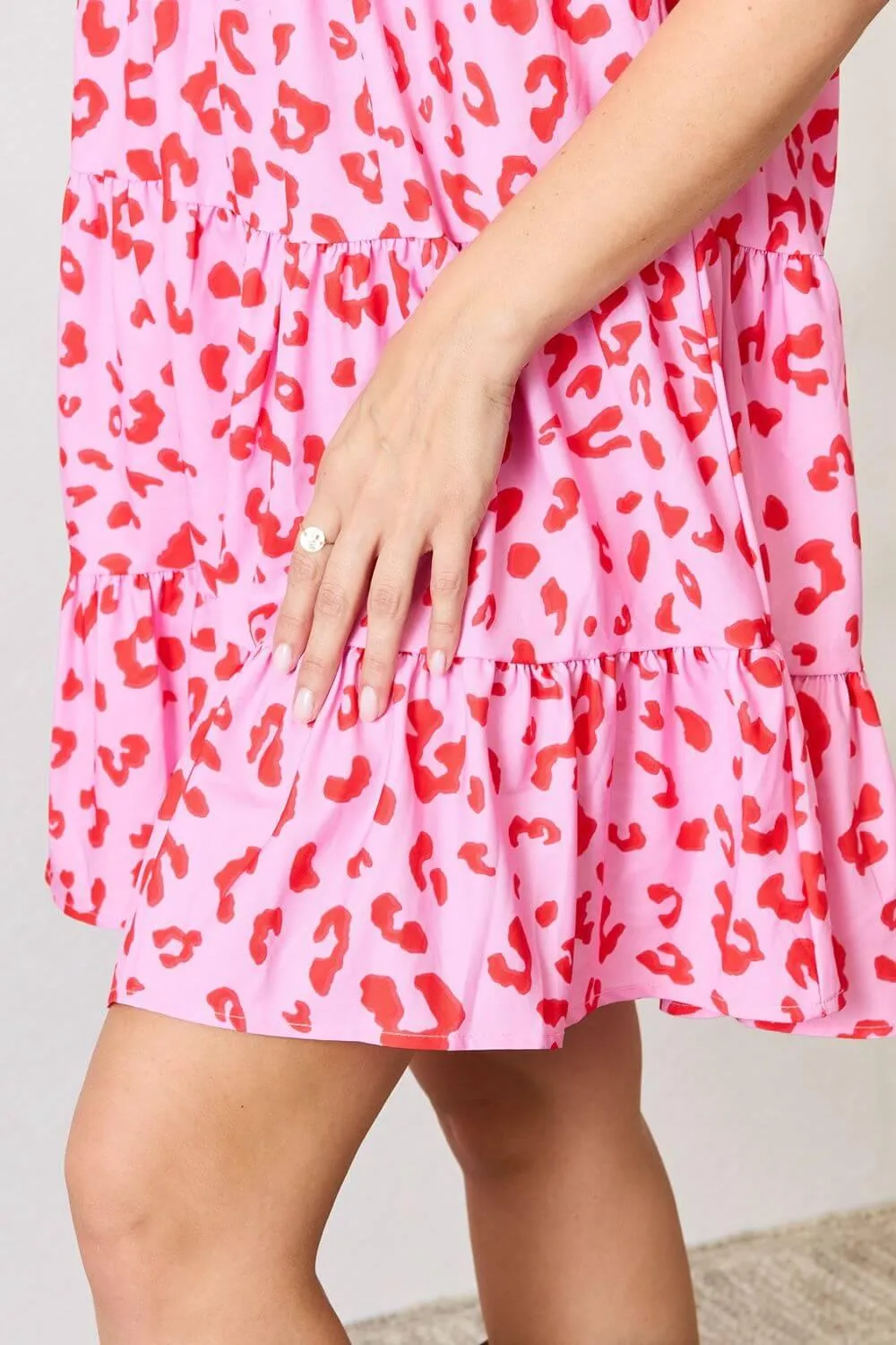 Short Flounce Sleeve Tiered Dress – Chic, Flowy, and Perfect for Every Occasion