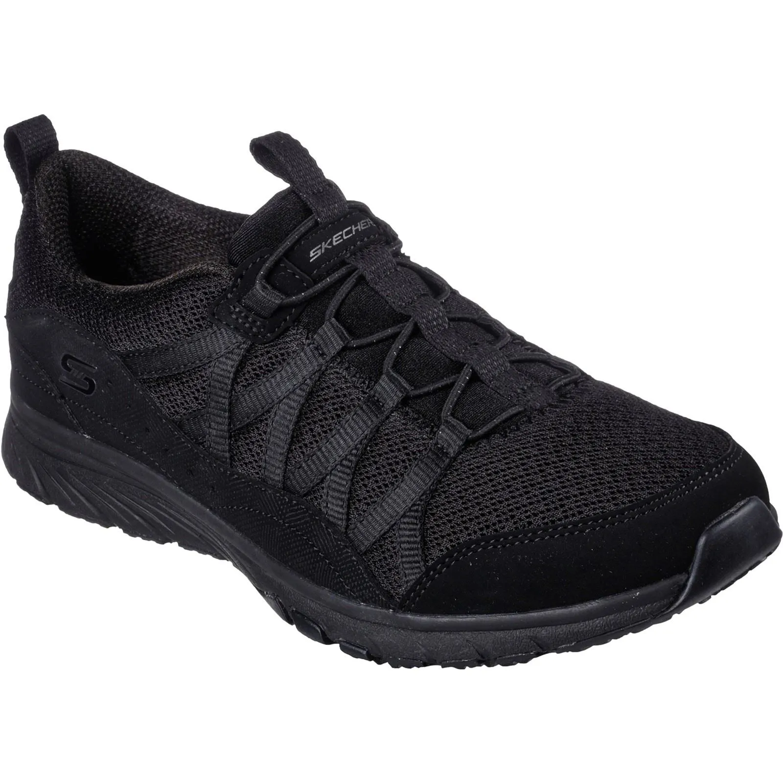 Skechers 104281 Gratis Sport Live Golden Sneakers für Damen in weiter Passform - Schwarz