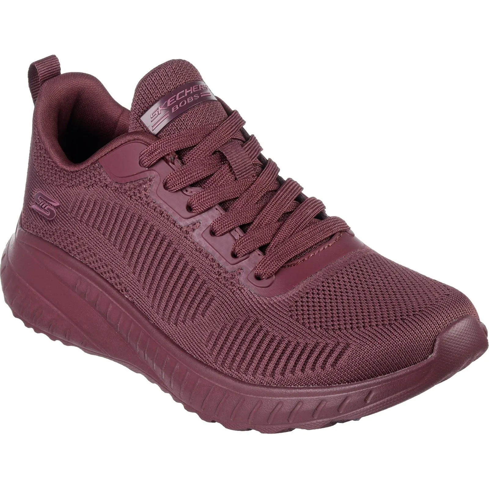 Skechers 117209 Bob Squad Chaos Face Off Sneakers für Damen, weite Passform, Pflaume