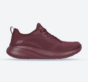 Skechers 117209 Bob Squad Chaos Face Off Sneakers für Damen, weite Passform, Pflaume