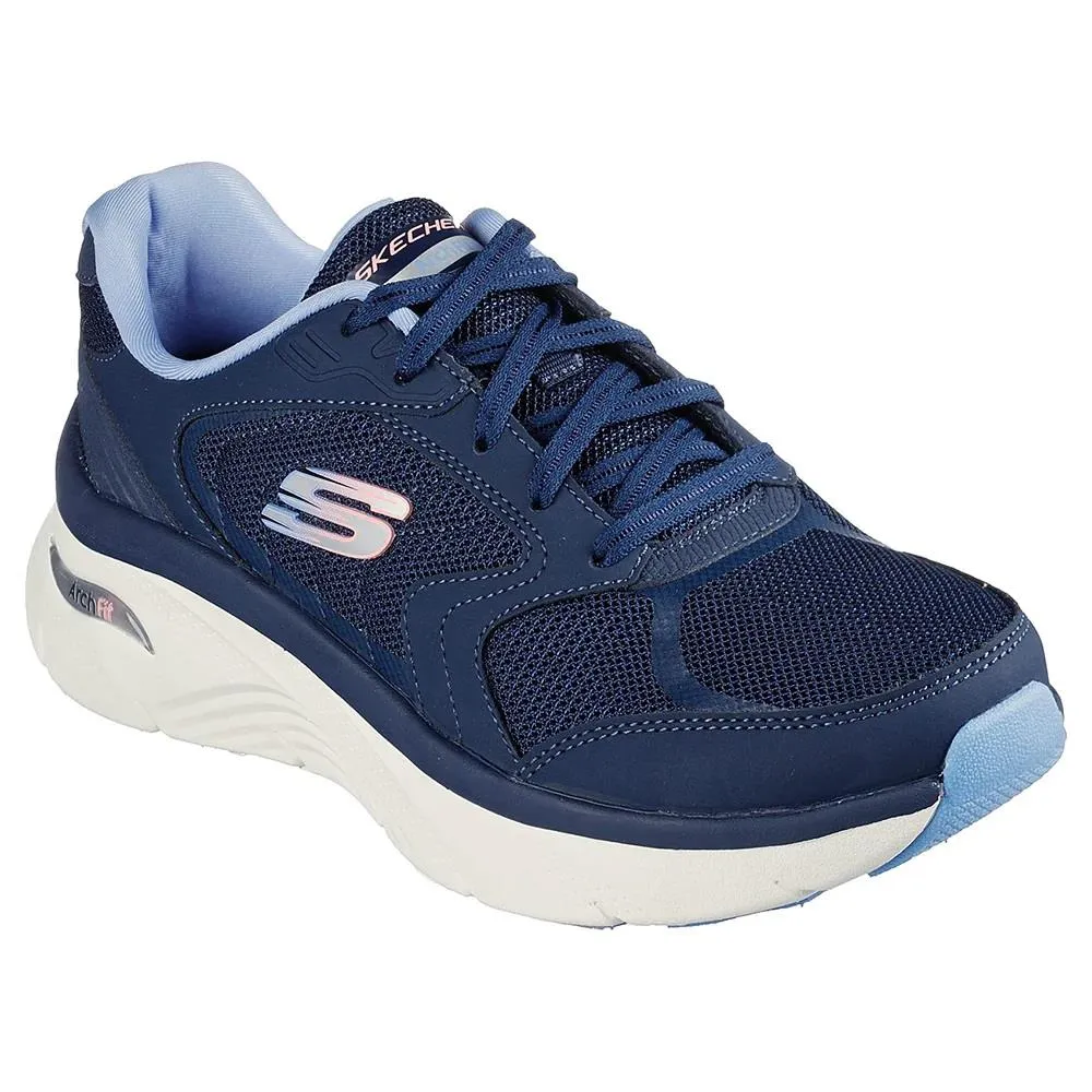 Skechers 149686 Relaxed Fit Arch Fit D'lux Sneakers für Damen mit weiter Passform