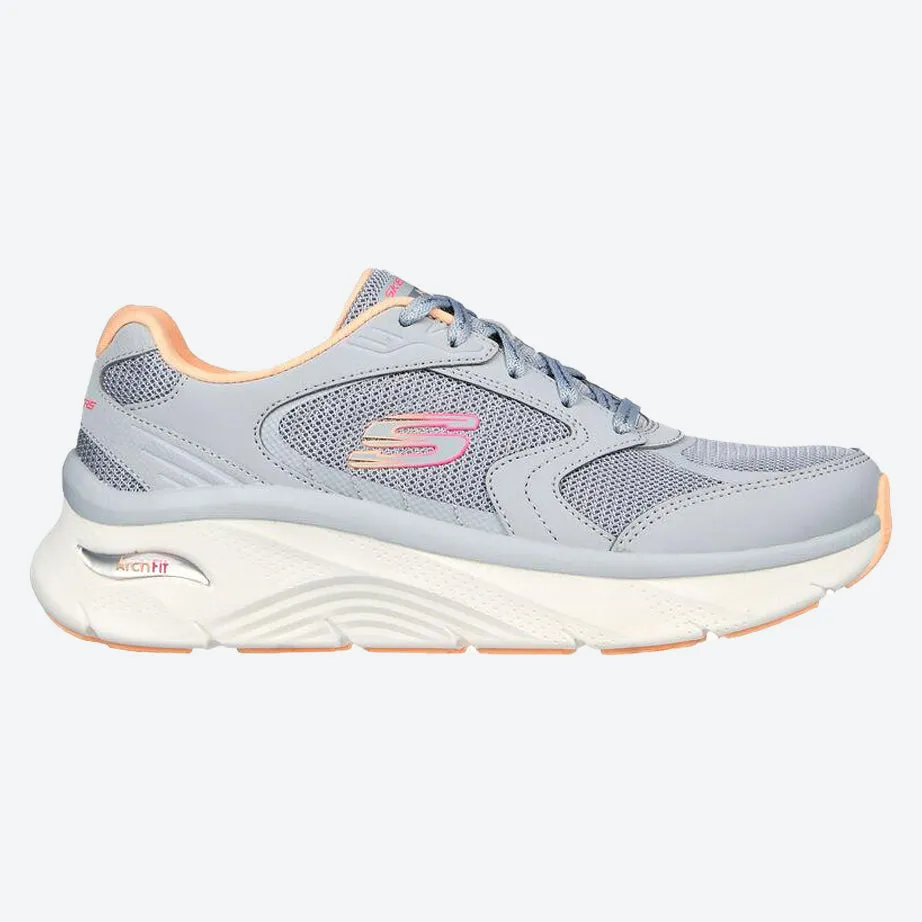 Skechers 149686 Relaxed Fit Arch Fit D'lux Sneakers für Damen mit weiter Passform