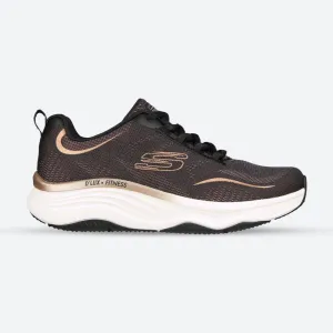 Skechers 149837 D'lux Fitness Pure Glam Walking-Sneakers für Damen mit weiter Passform