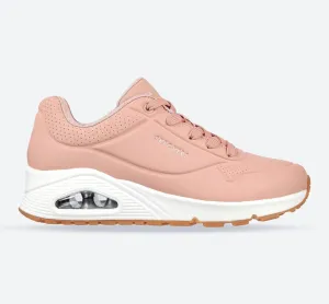 Skechers 73690 Uno Stand On Air Sports Sneakers für Damen, weite Passform, Blush