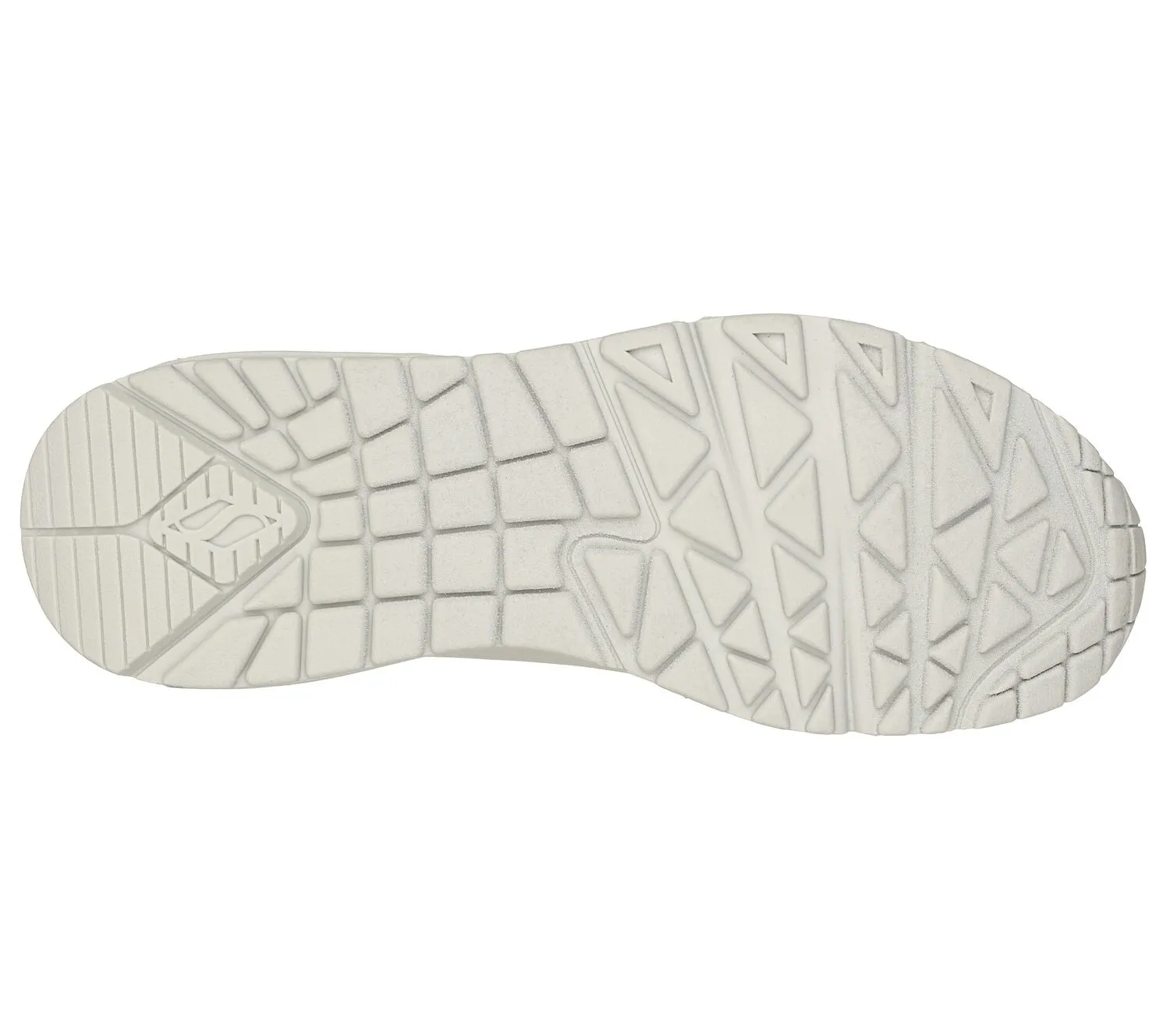 Skechers 73690 Uno - Stand On Air Walking-Sneakers für Damen, weite Passform, Off-White