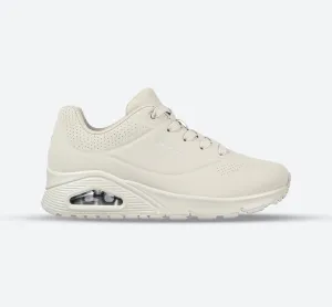 Skechers 73690 Uno - Stand On Air Walking-Sneakers für Damen, weite Passform, Off-White