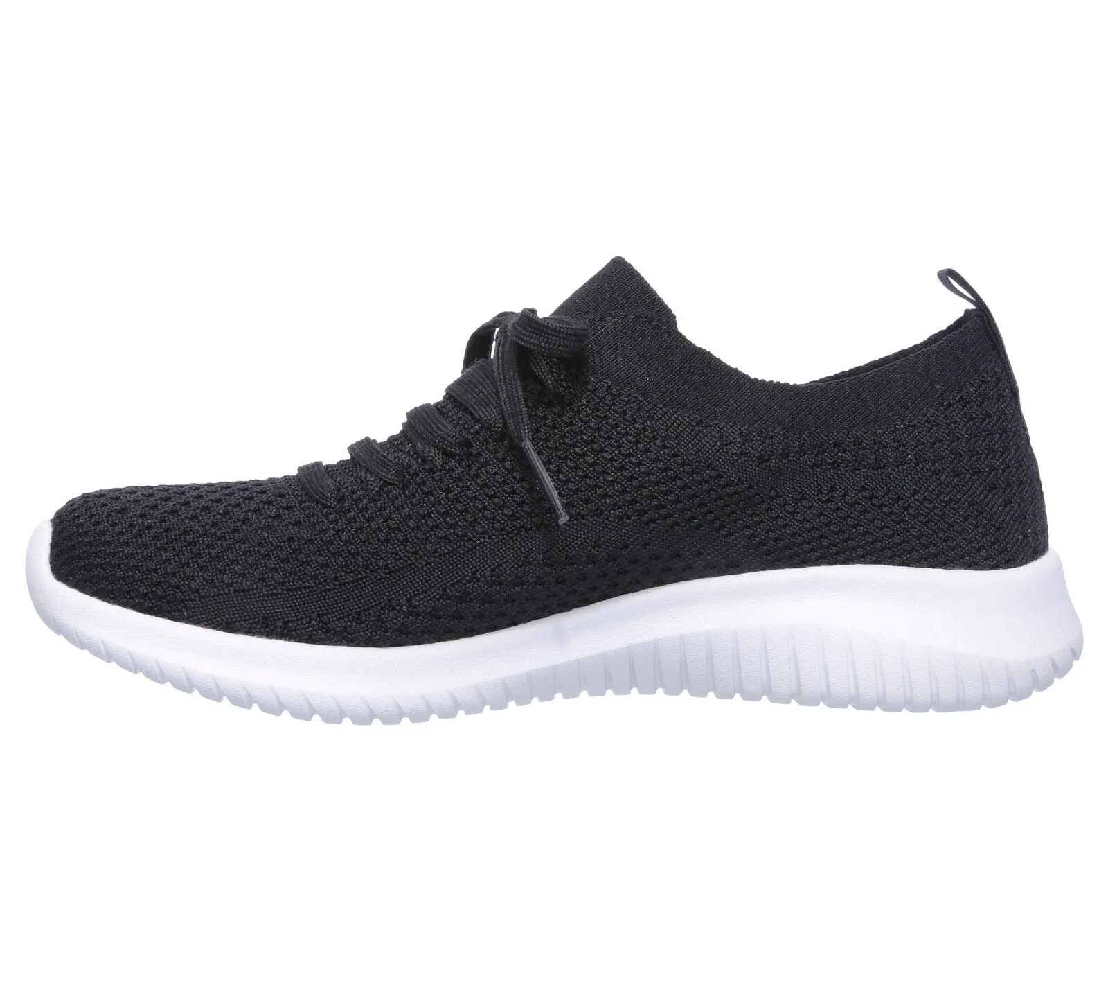 Skechers Ladies' Ultra Flex Shoe Slip-On in Black sneakers
