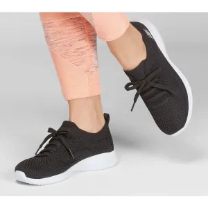 Skechers Ladies' Ultra Flex Shoe Slip-On in Black sneakers