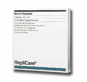 Smith & Nephew 483100 RepliCare Hydrocolloid Dressing - 4 x 4, Box of 5