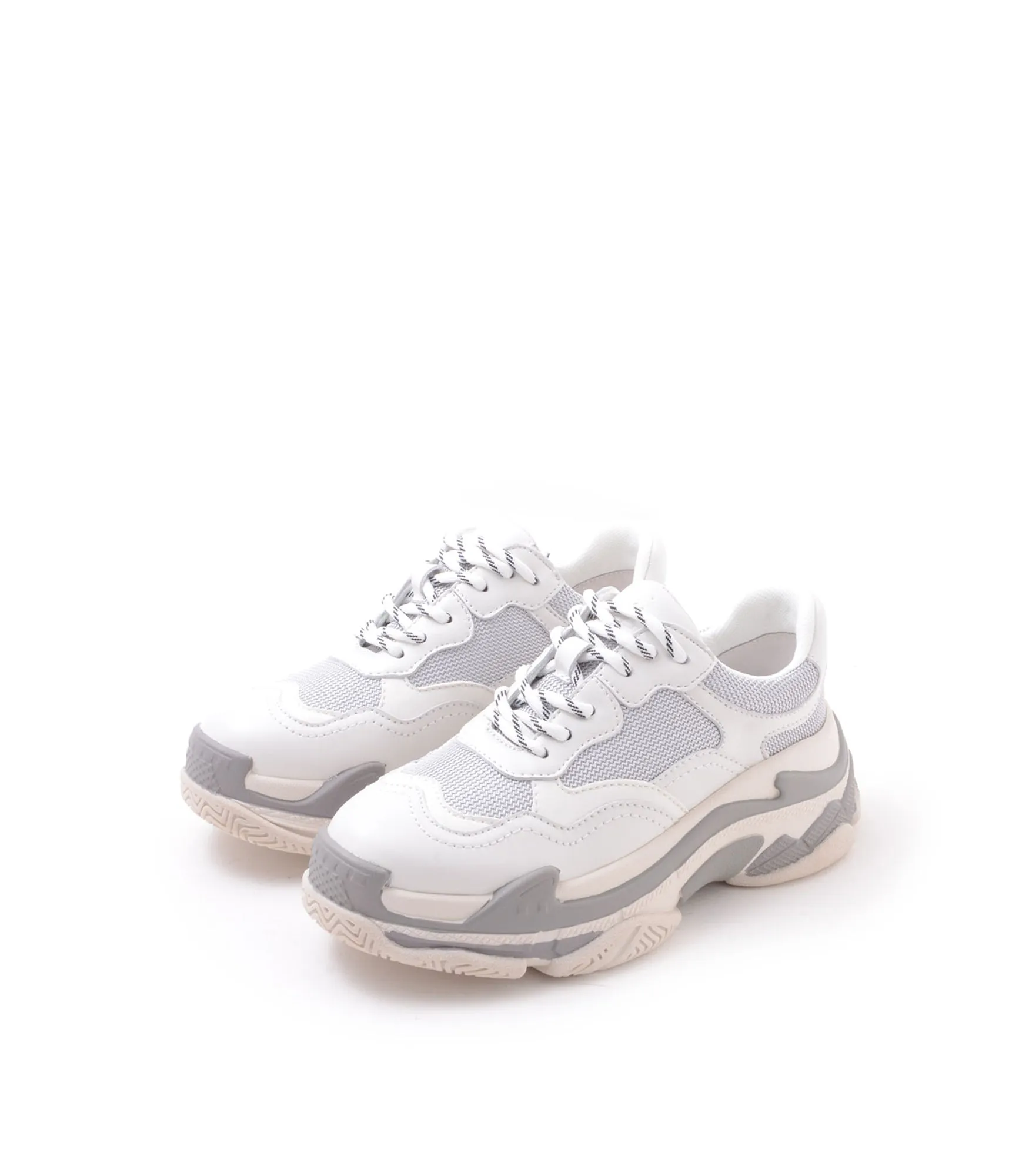 Sneaker Allacciata A Fondo Alto Pelle - Muw