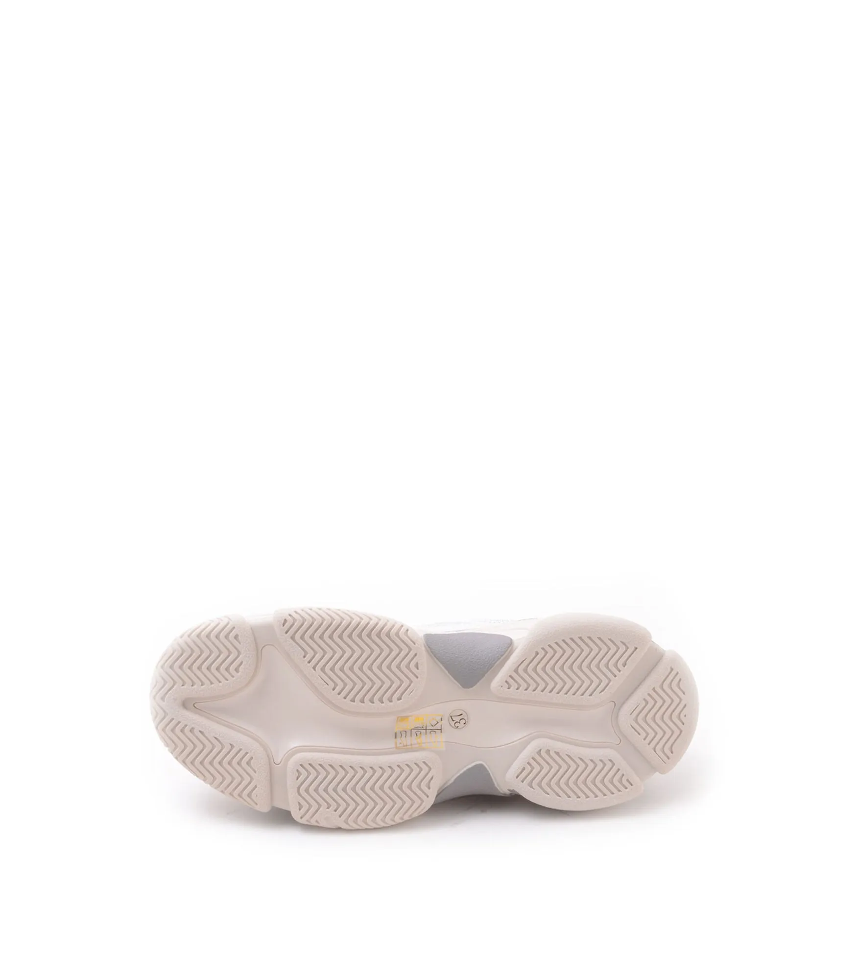 Sneaker Allacciata A Fondo Alto Pelle - Muw