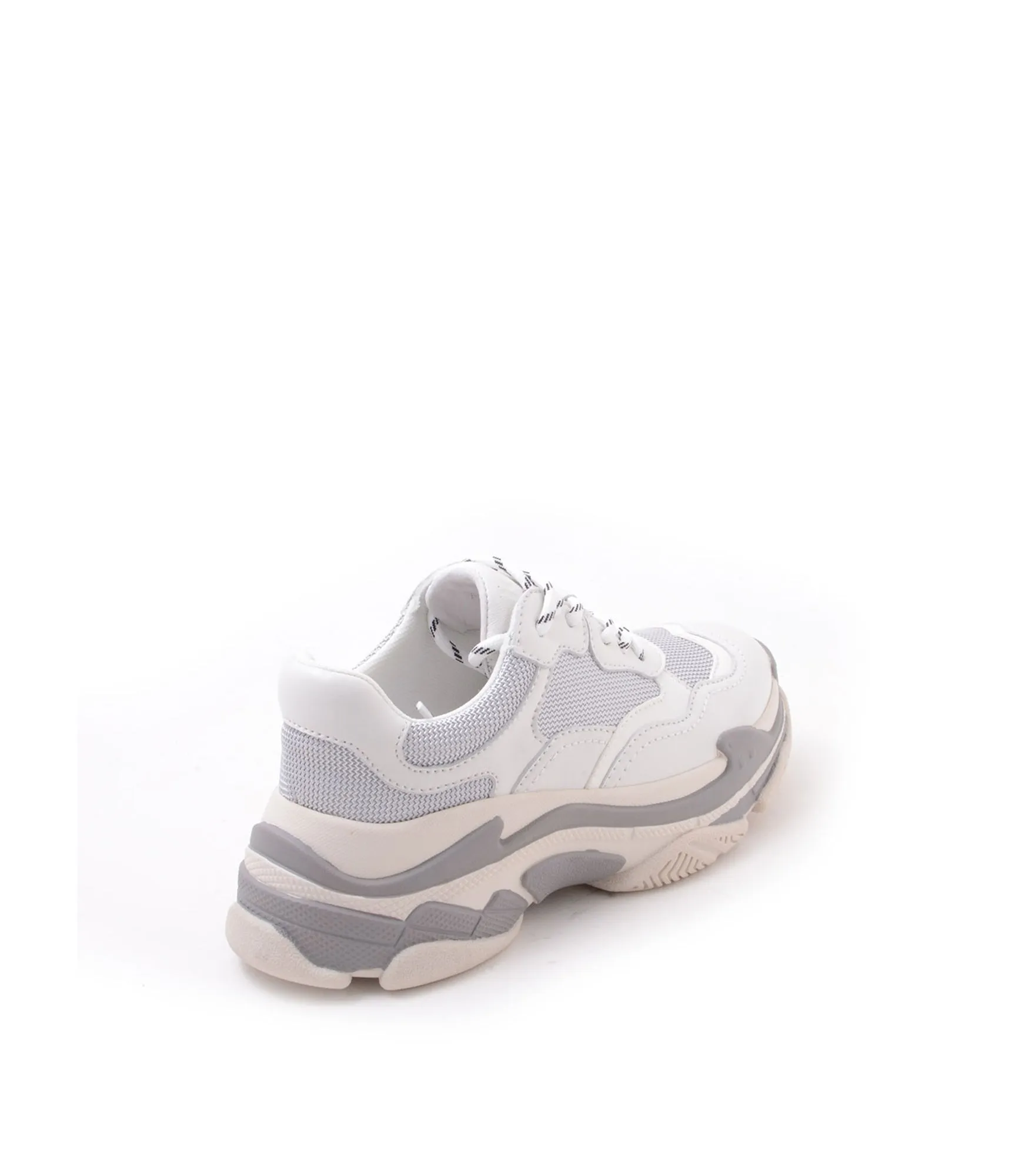 Sneaker Allacciata A Fondo Alto Pelle - Muw