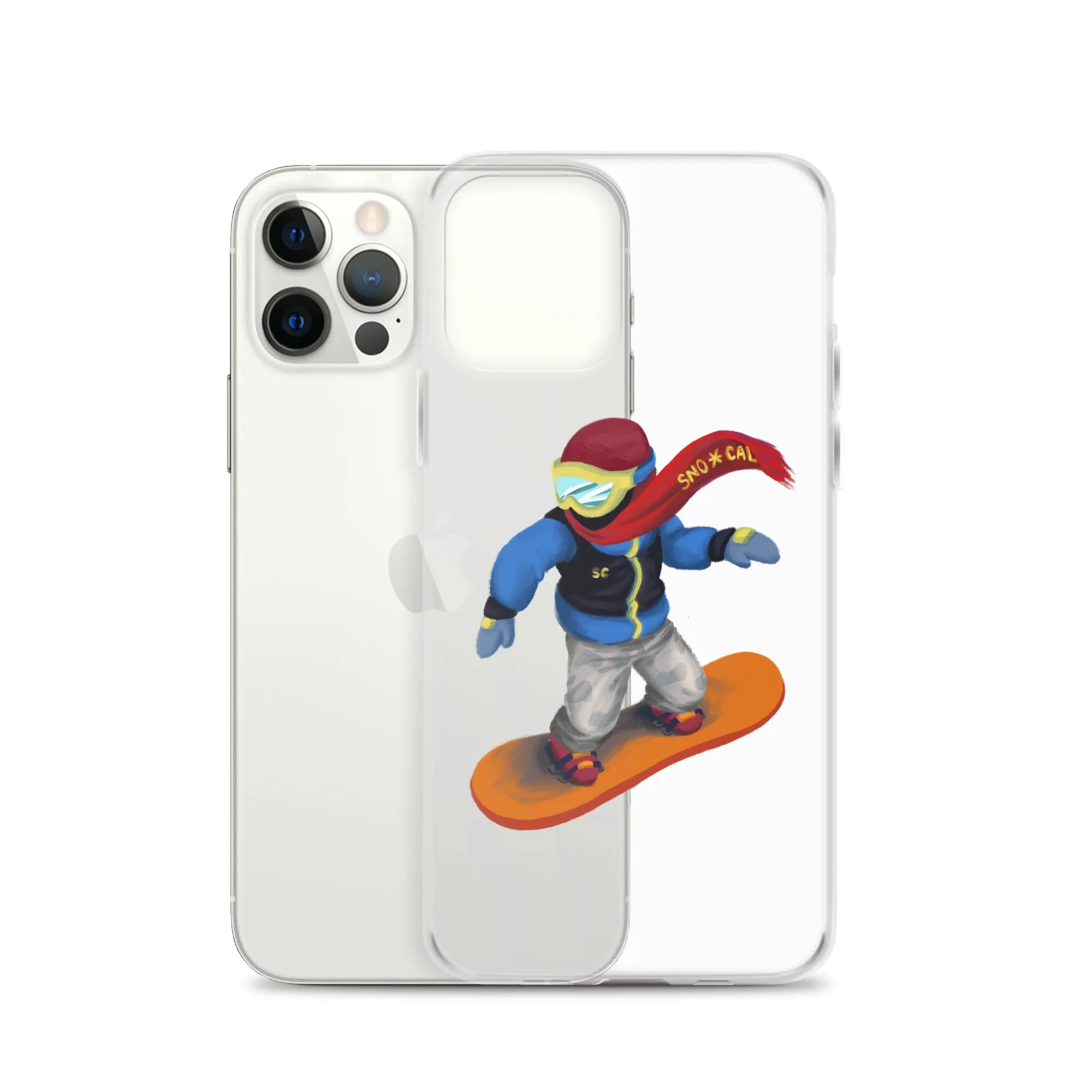 Snowboard Emoji Clear Case for iPhone®
