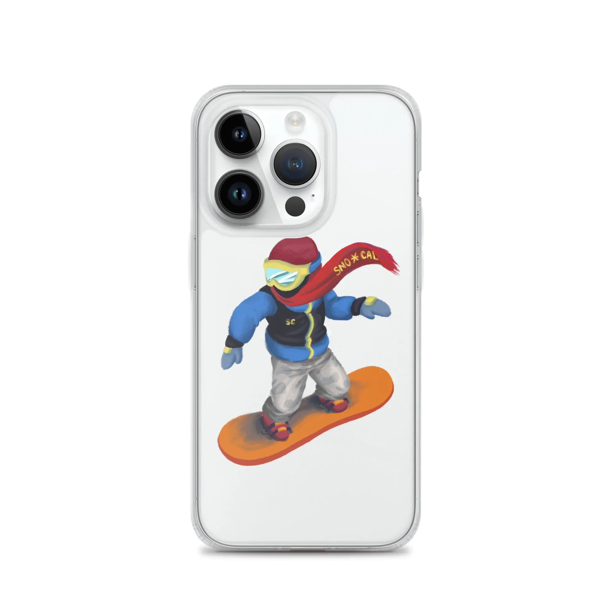 Snowboard Emoji Clear Case for iPhone®