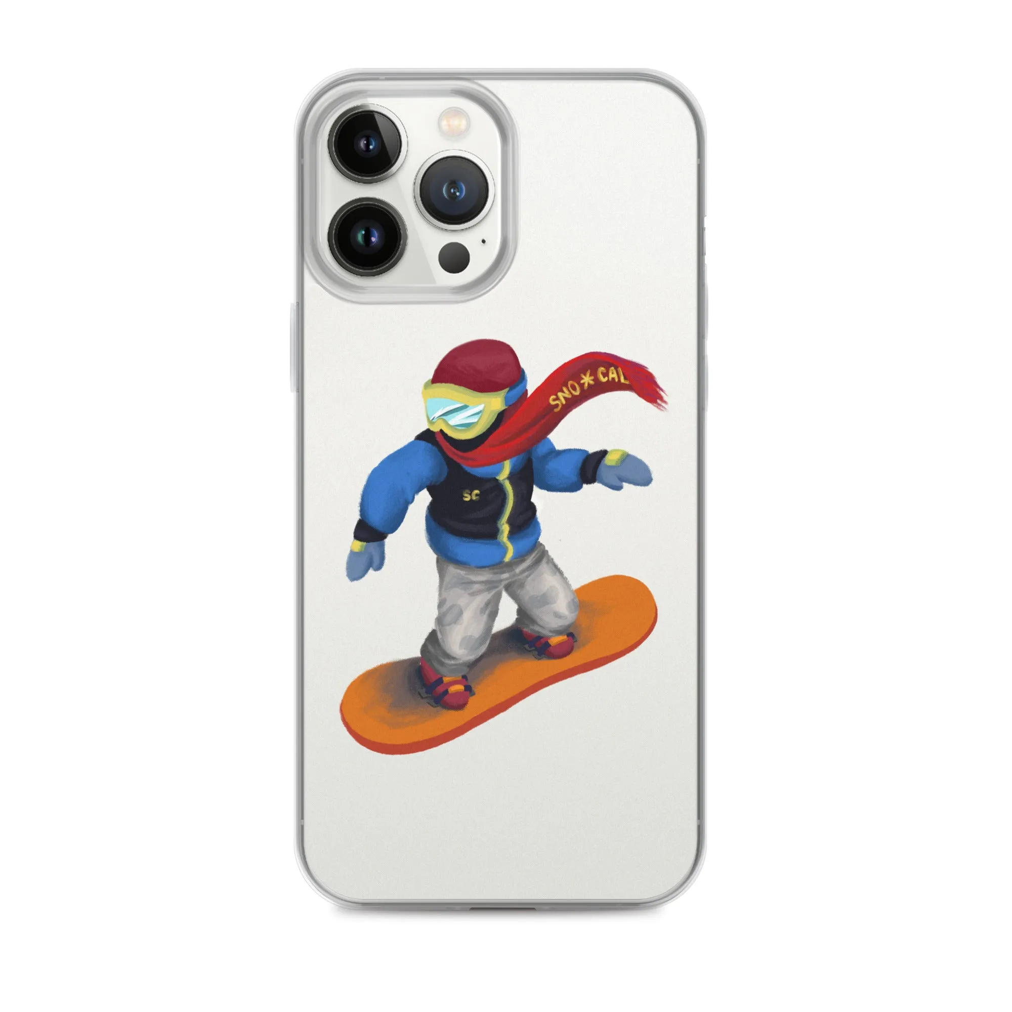 Snowboard Emoji Clear Case for iPhone®