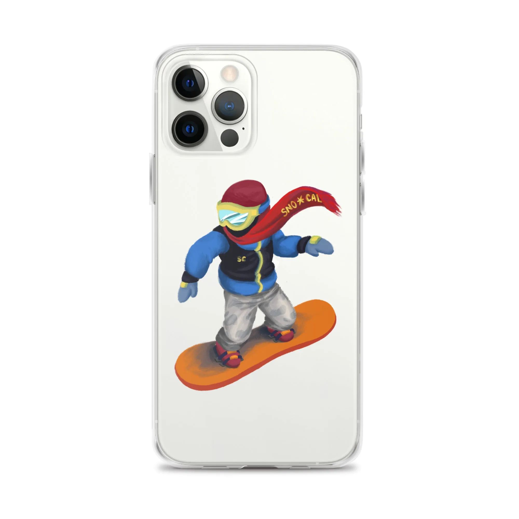 Snowboard Emoji Clear Case for iPhone®