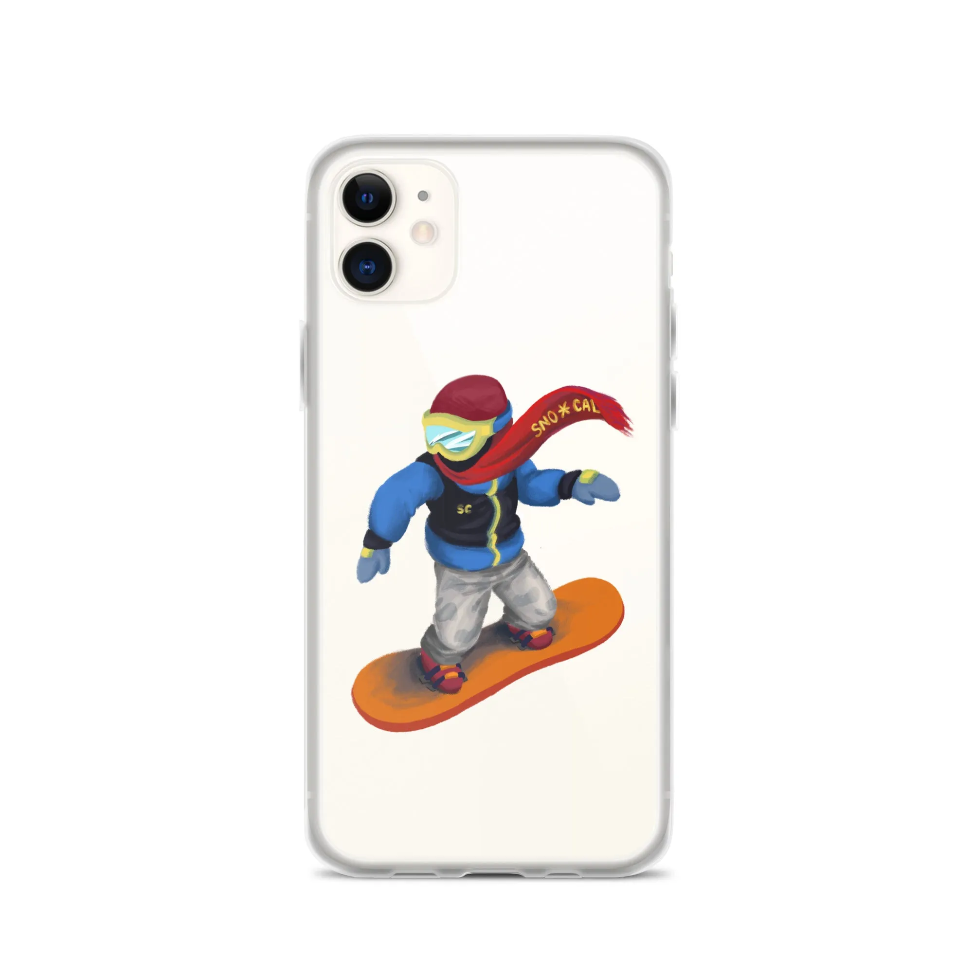 Snowboard Emoji Clear Case for iPhone®