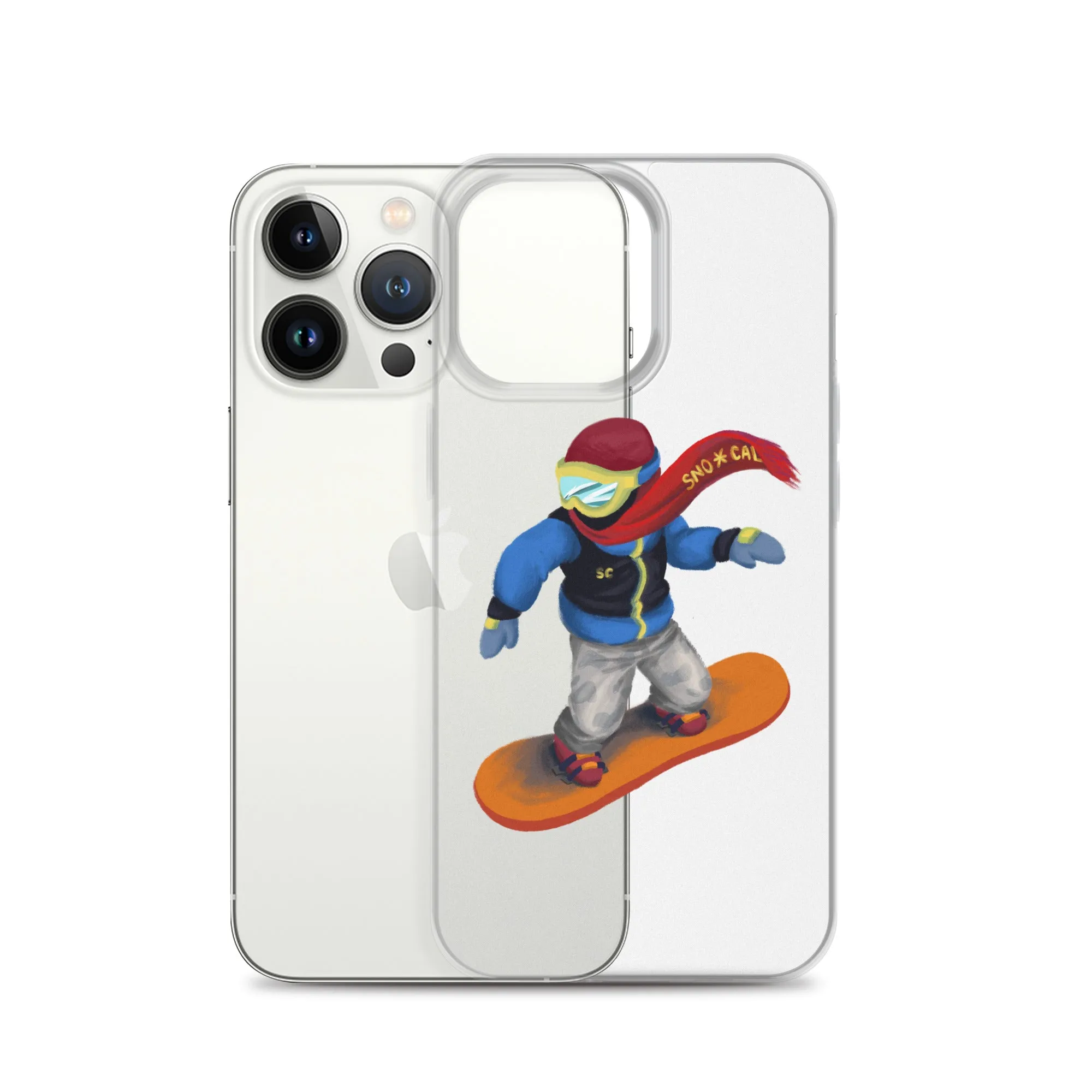 Snowboard Emoji Clear Case for iPhone®
